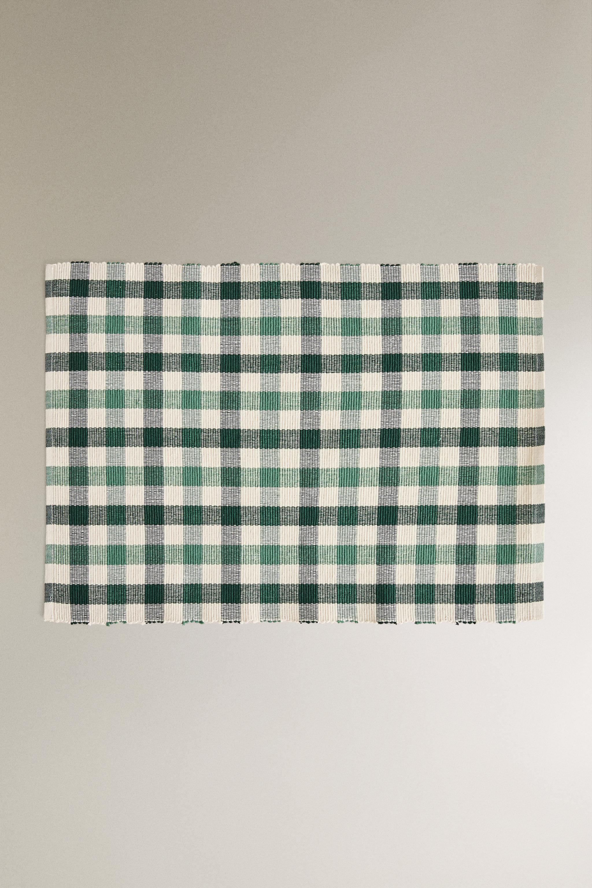 DYED THREAD CHECK PLACEMAT (SET OF 2) Zara Home