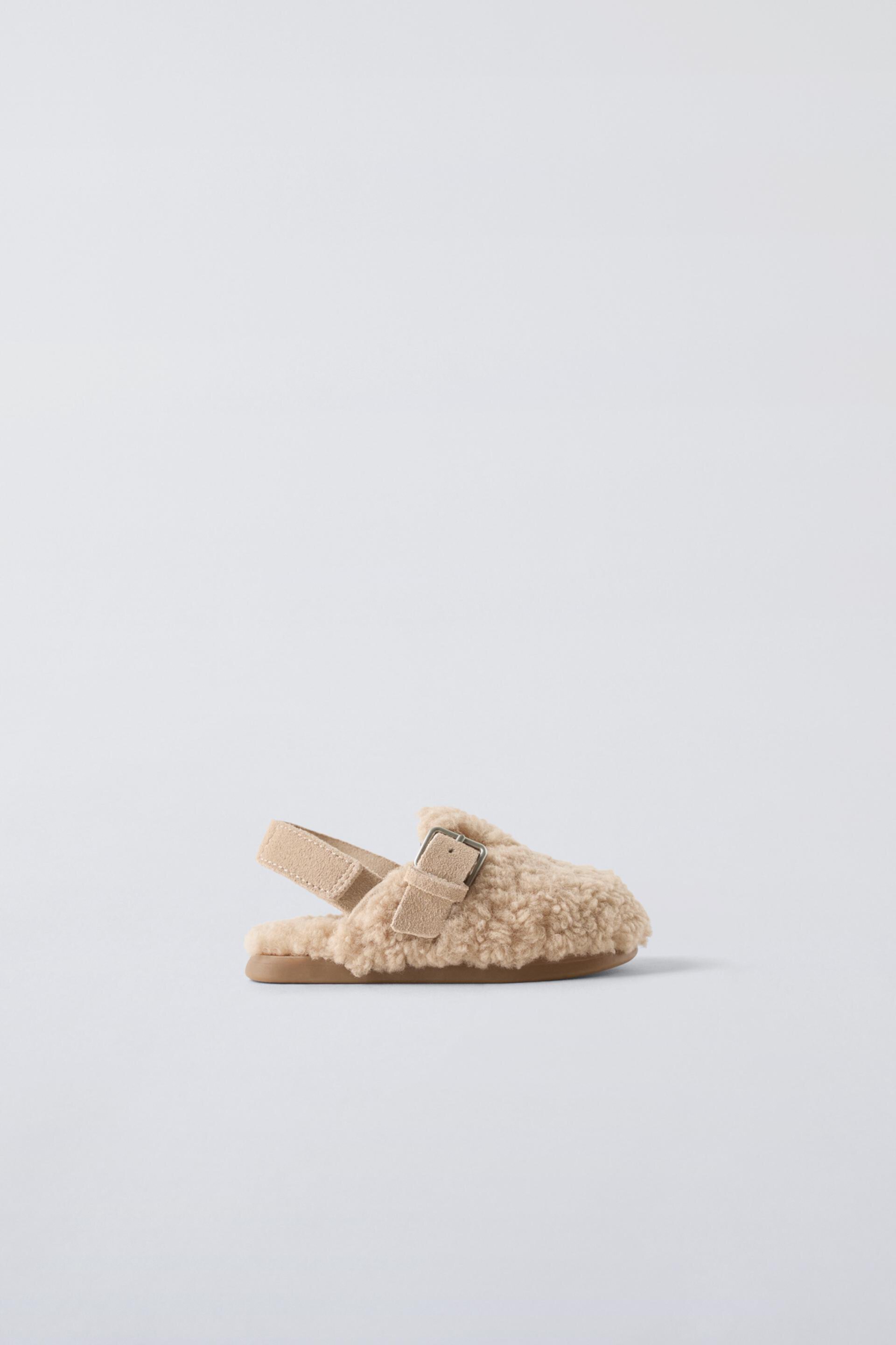 FAUX FLEECE CLOGS ZARA