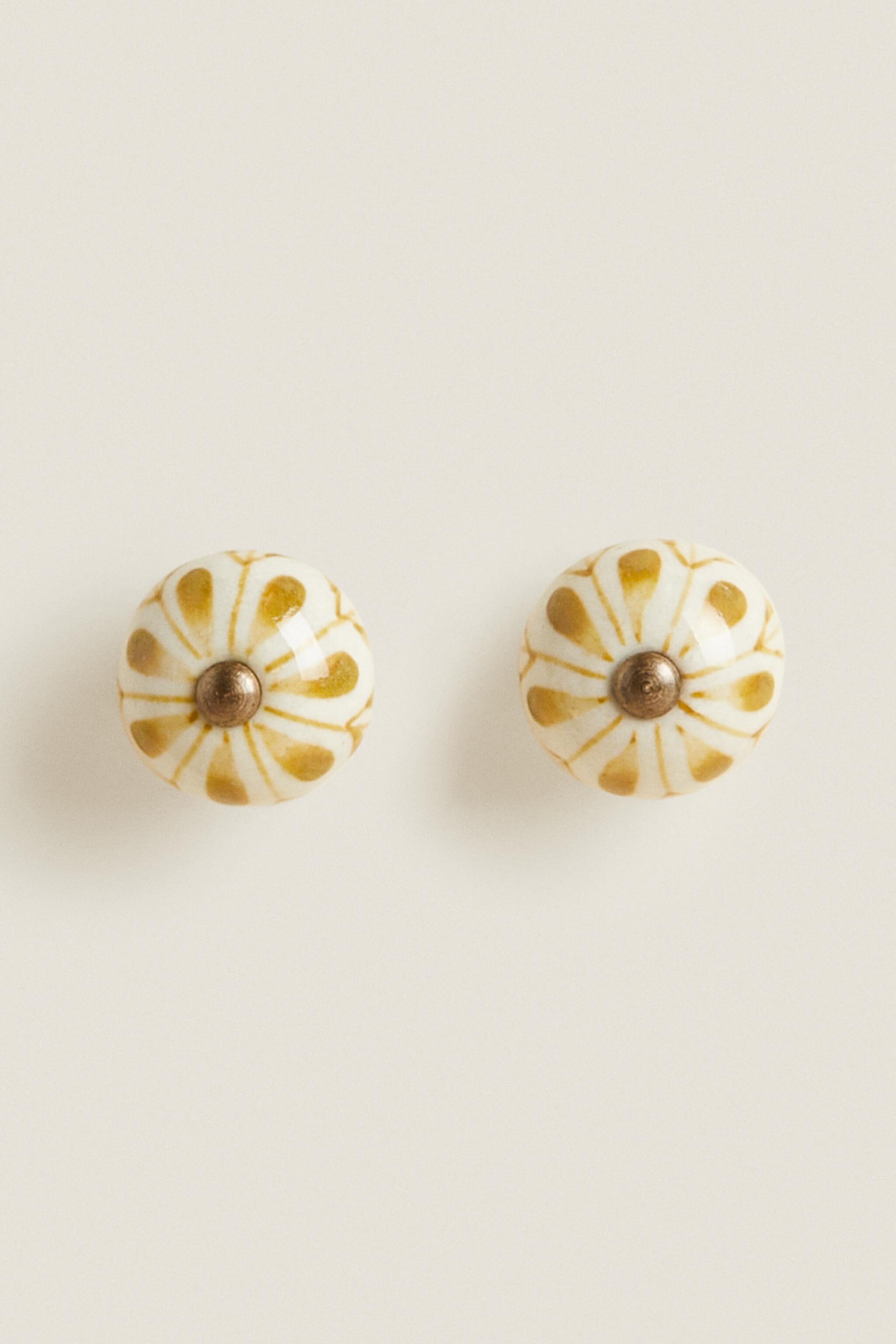 FLOWER DOOR KNOB (PACK OF 2) Zara Home