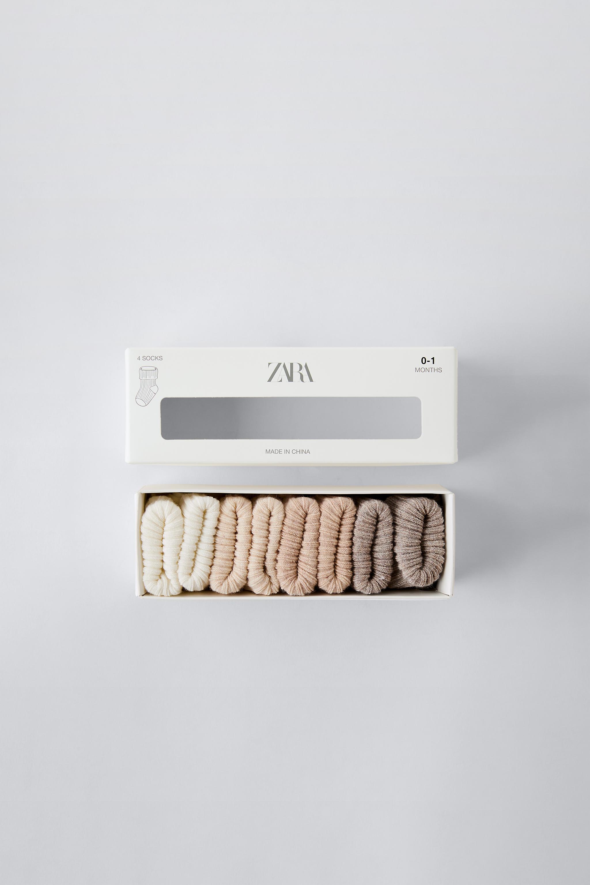 FOUR-PACK OF COLORFUL SOCKS Zara