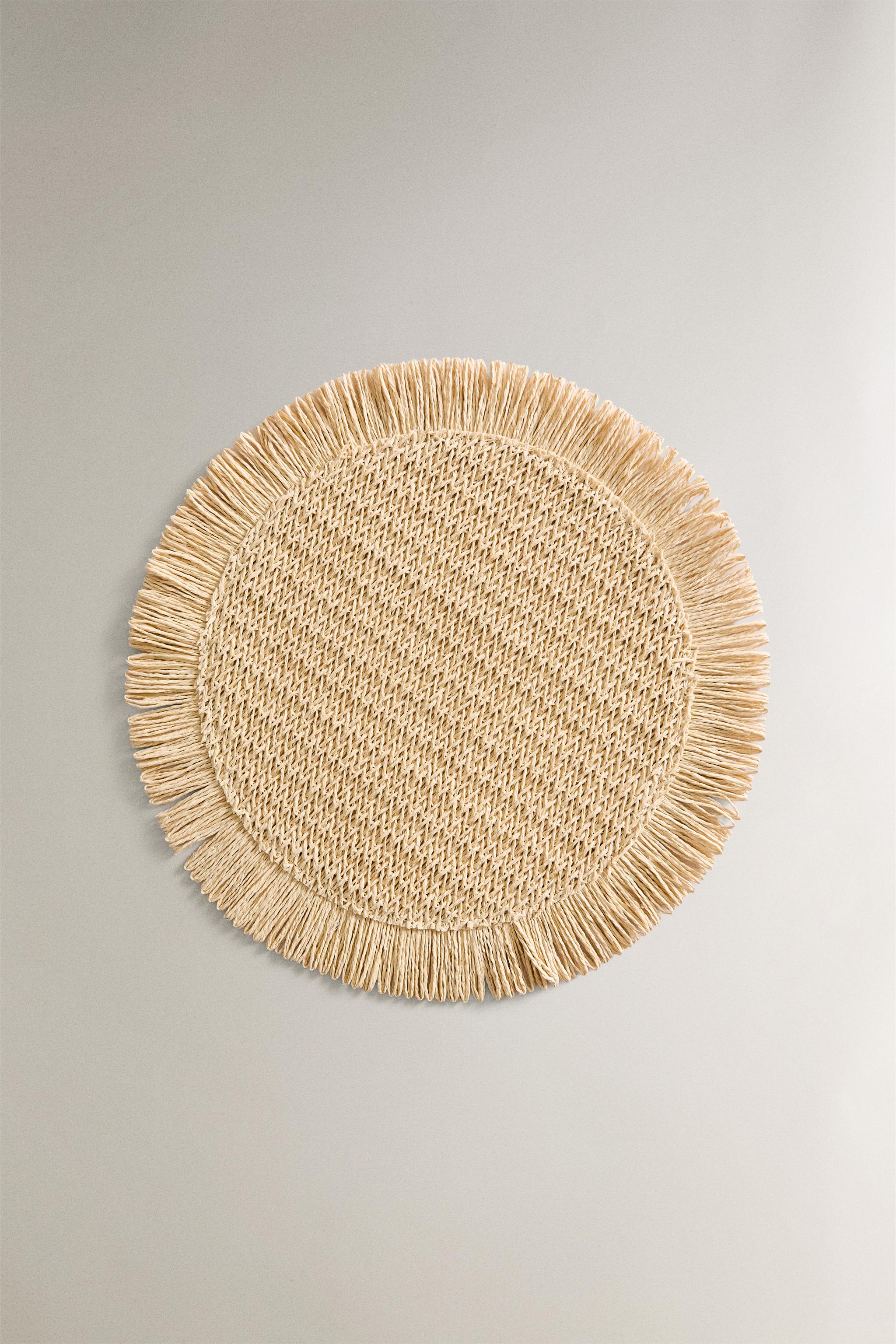 FRINGED PAPER PLACEMAT (PACK OF 2) Zara Home