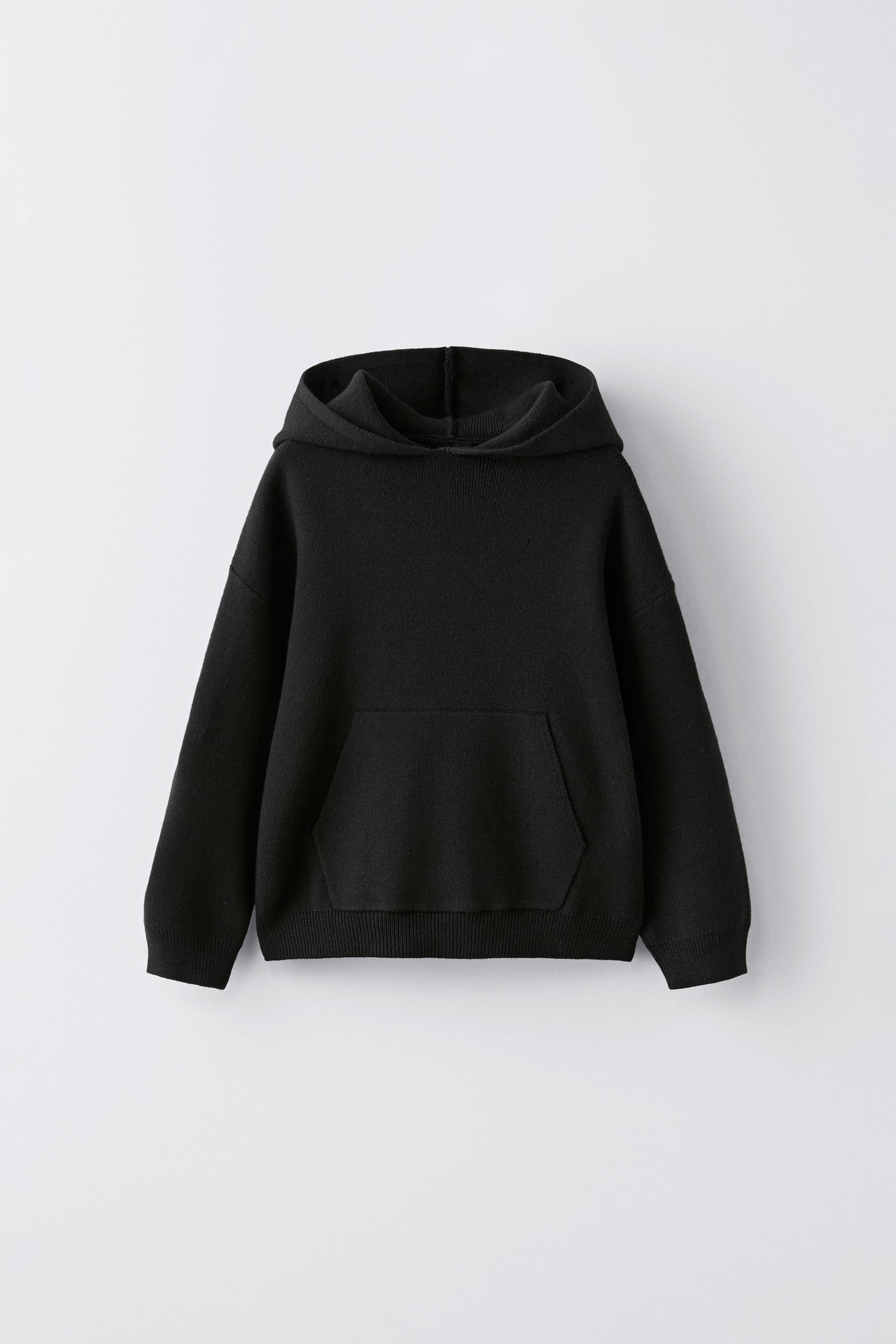 HOODED KNIT SWEATER ZARA