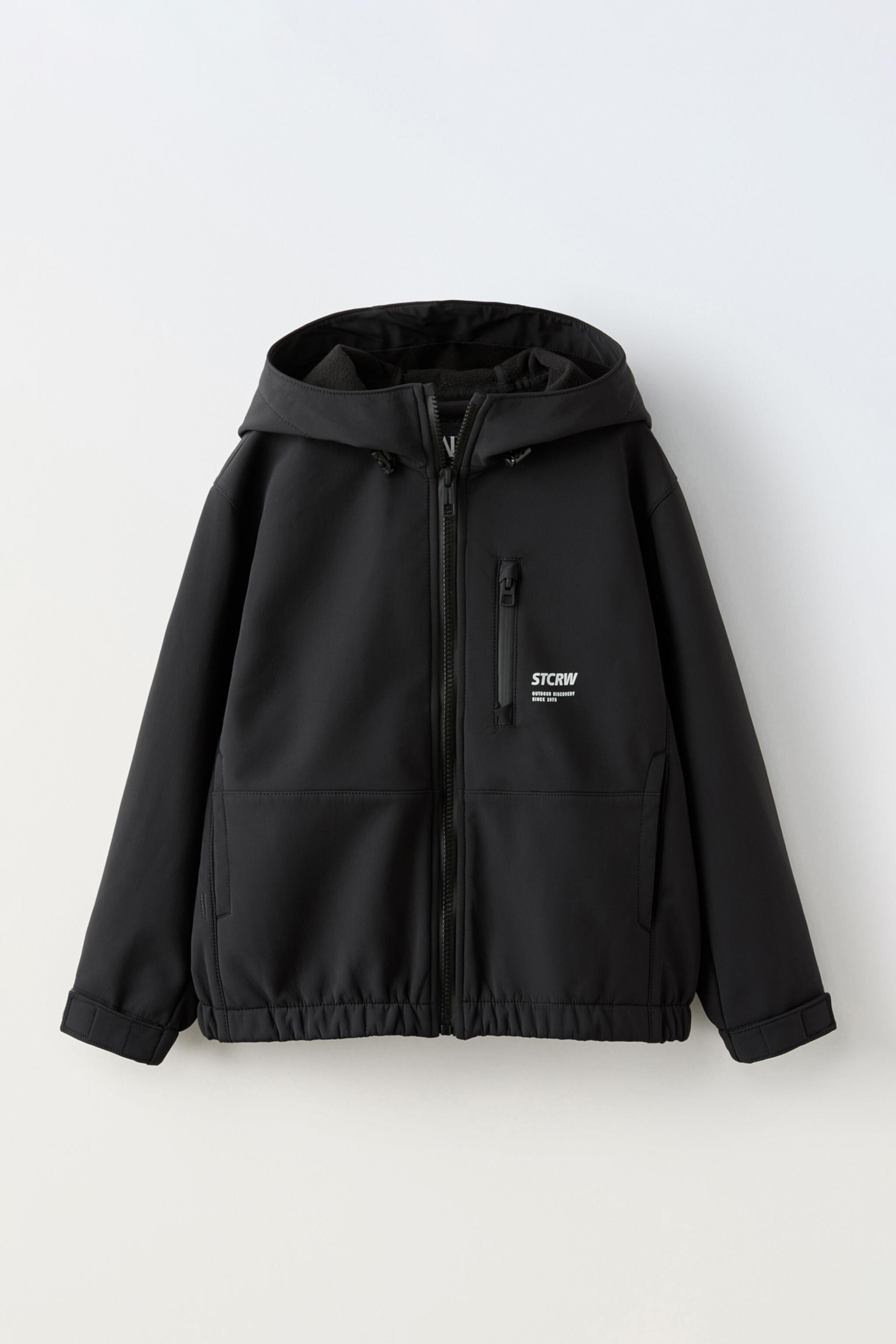 WATER REPELLENT TECHNICAL JACKET WITH HOOD ZARA - ZARA KIDS