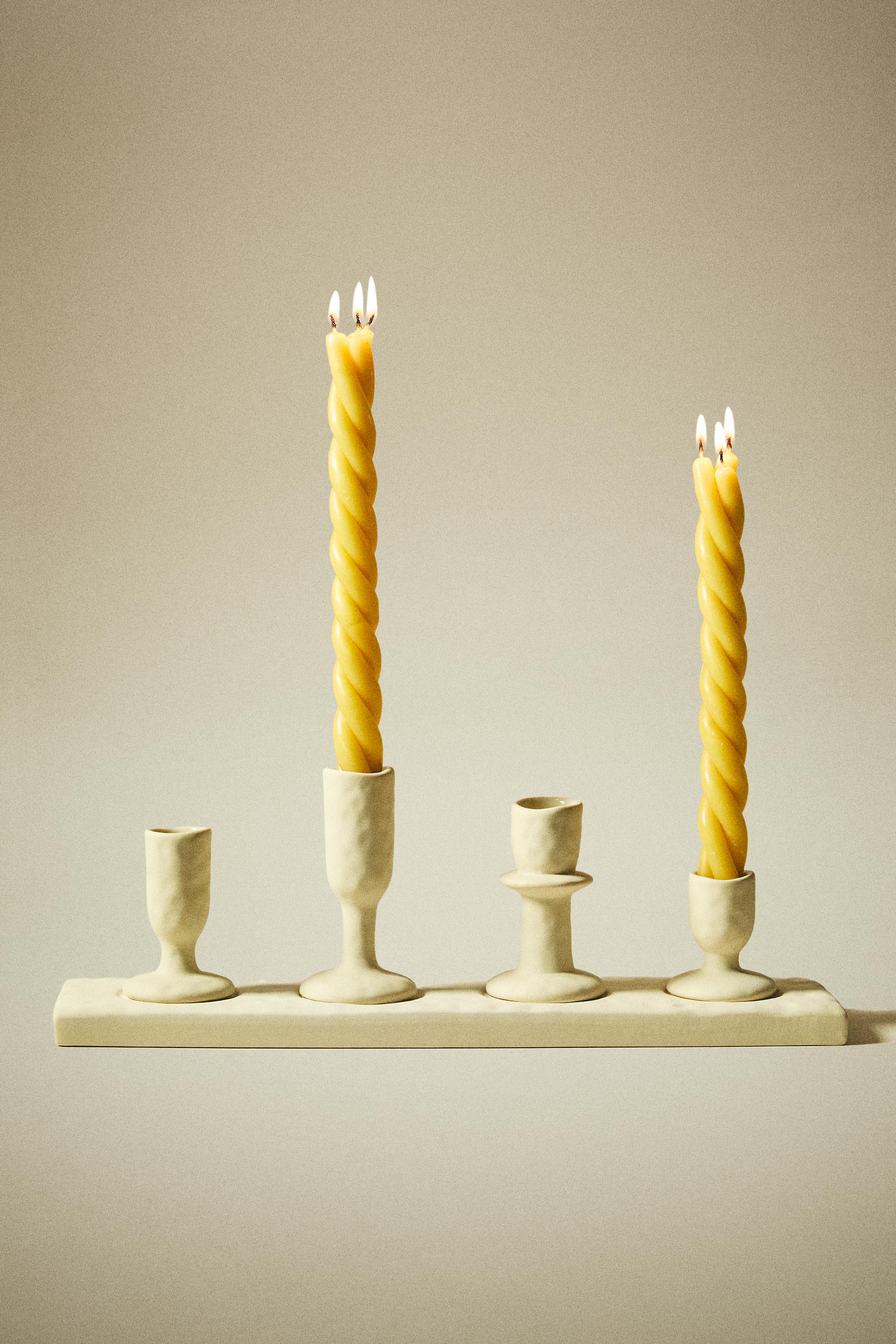 IRREGULAR STONEWARE CANDLESTICK Zara Home