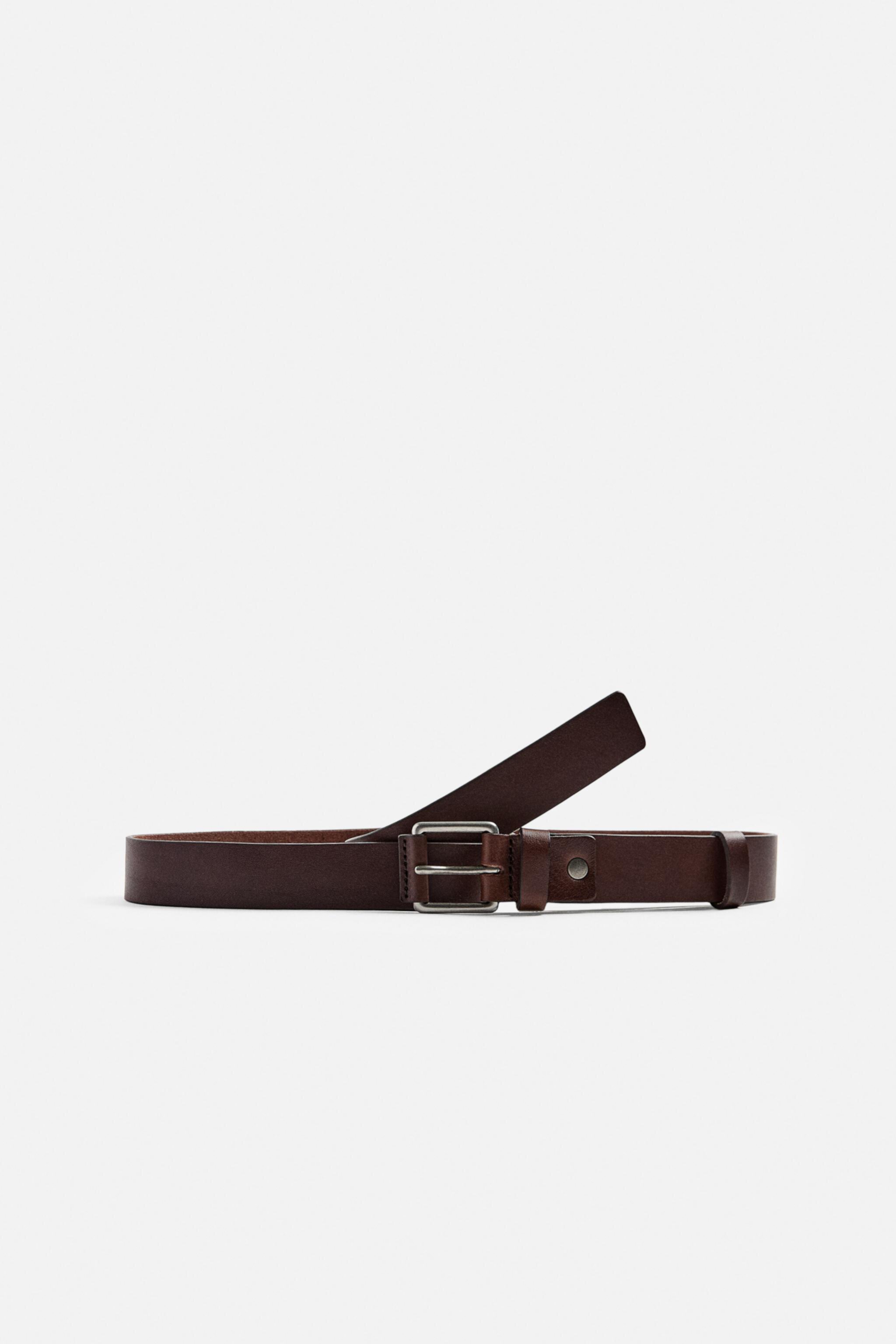 LEATHER BELT Zara