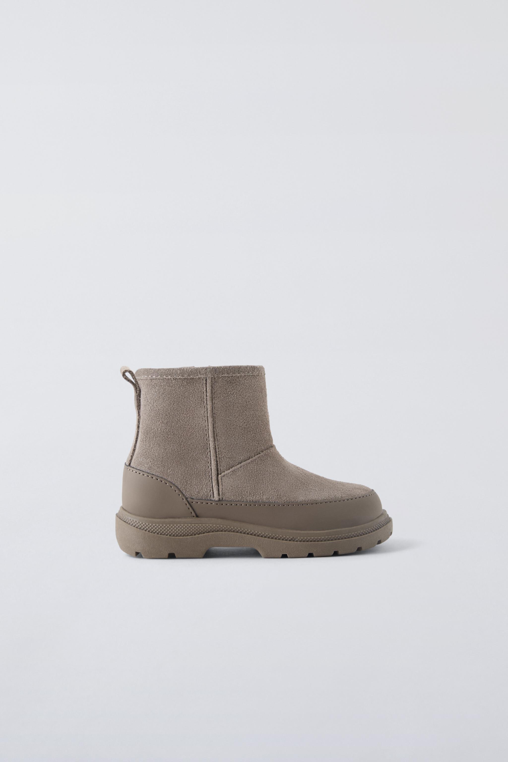 LEATHER CHELSEA BOOTS ZARA - ZARA KIDS