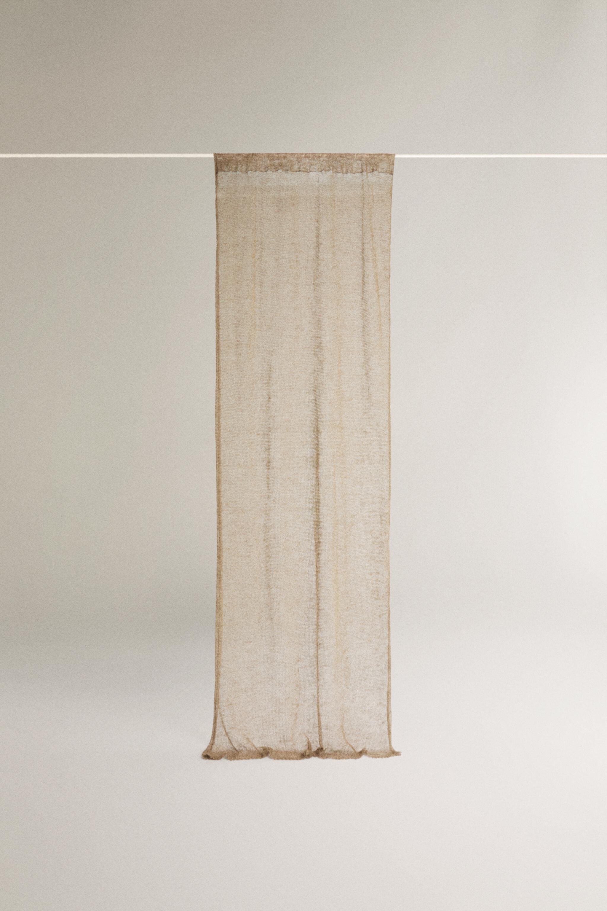 LINEN MESH CURTAIN Zara Home