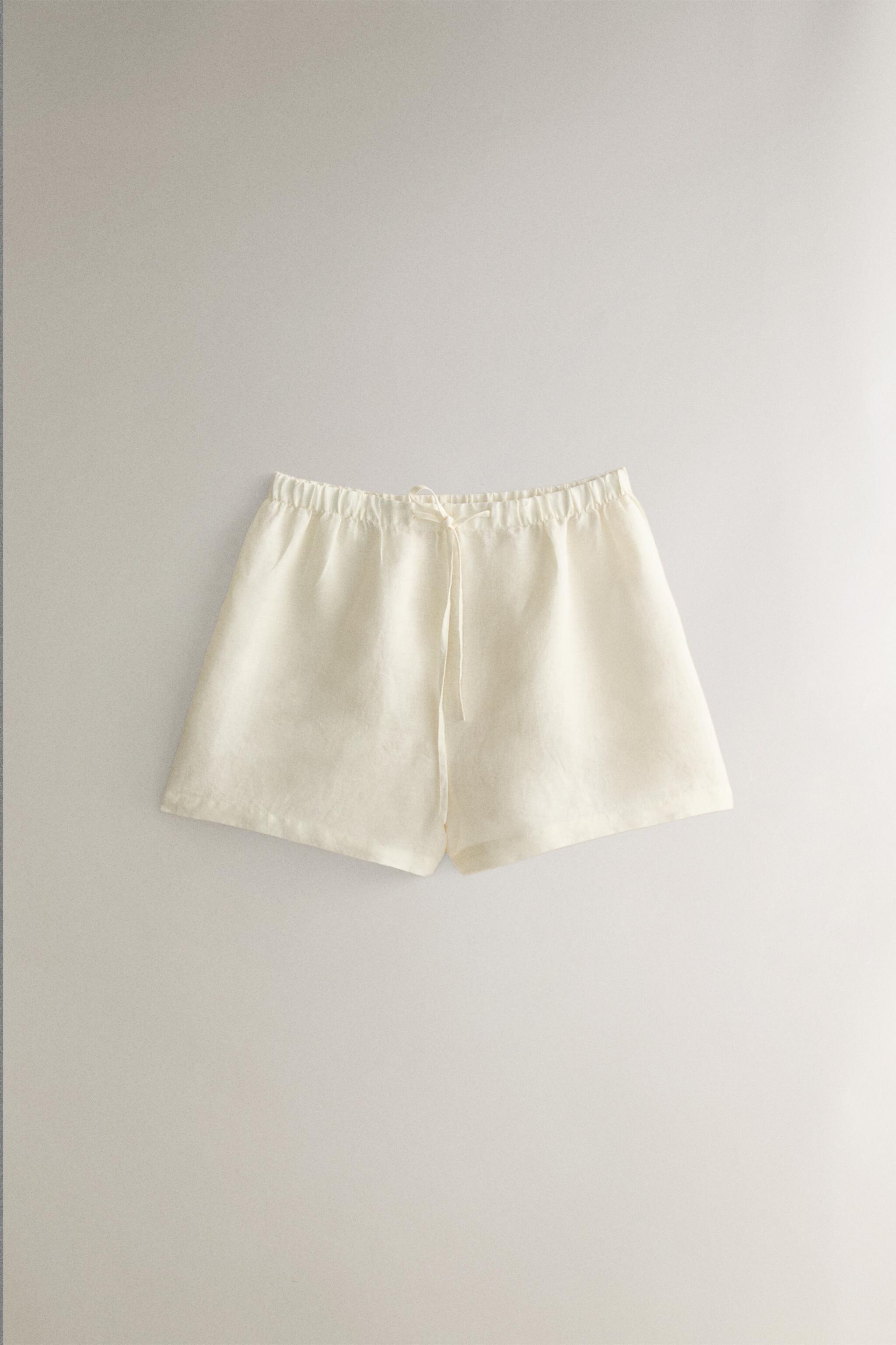 LINEN SHORTS Zara Home