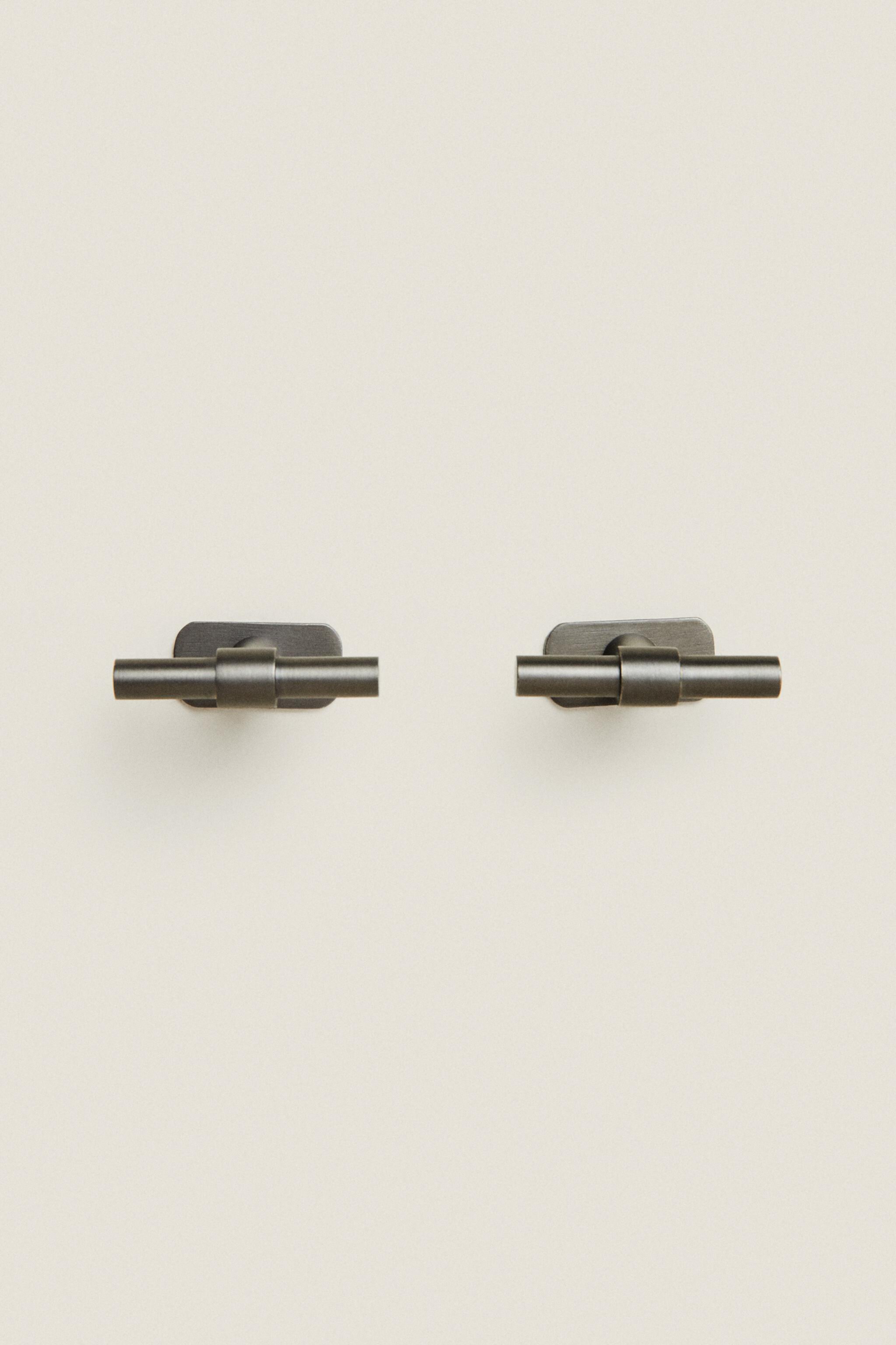 LONG METAL DOOR KNOB (PACK OF 2) Zara Home