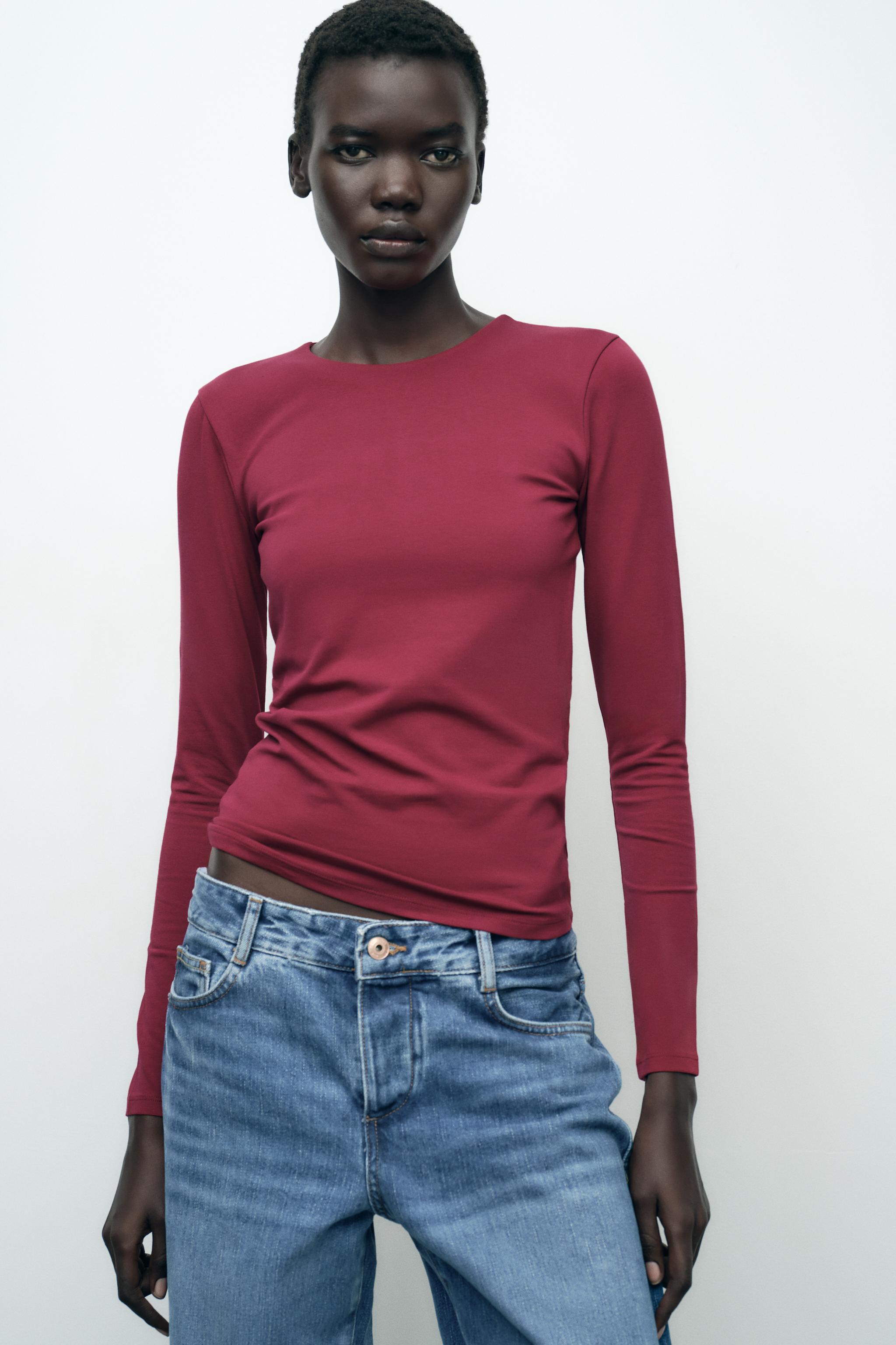 LONG SLEEVE T-SHIRT Zara