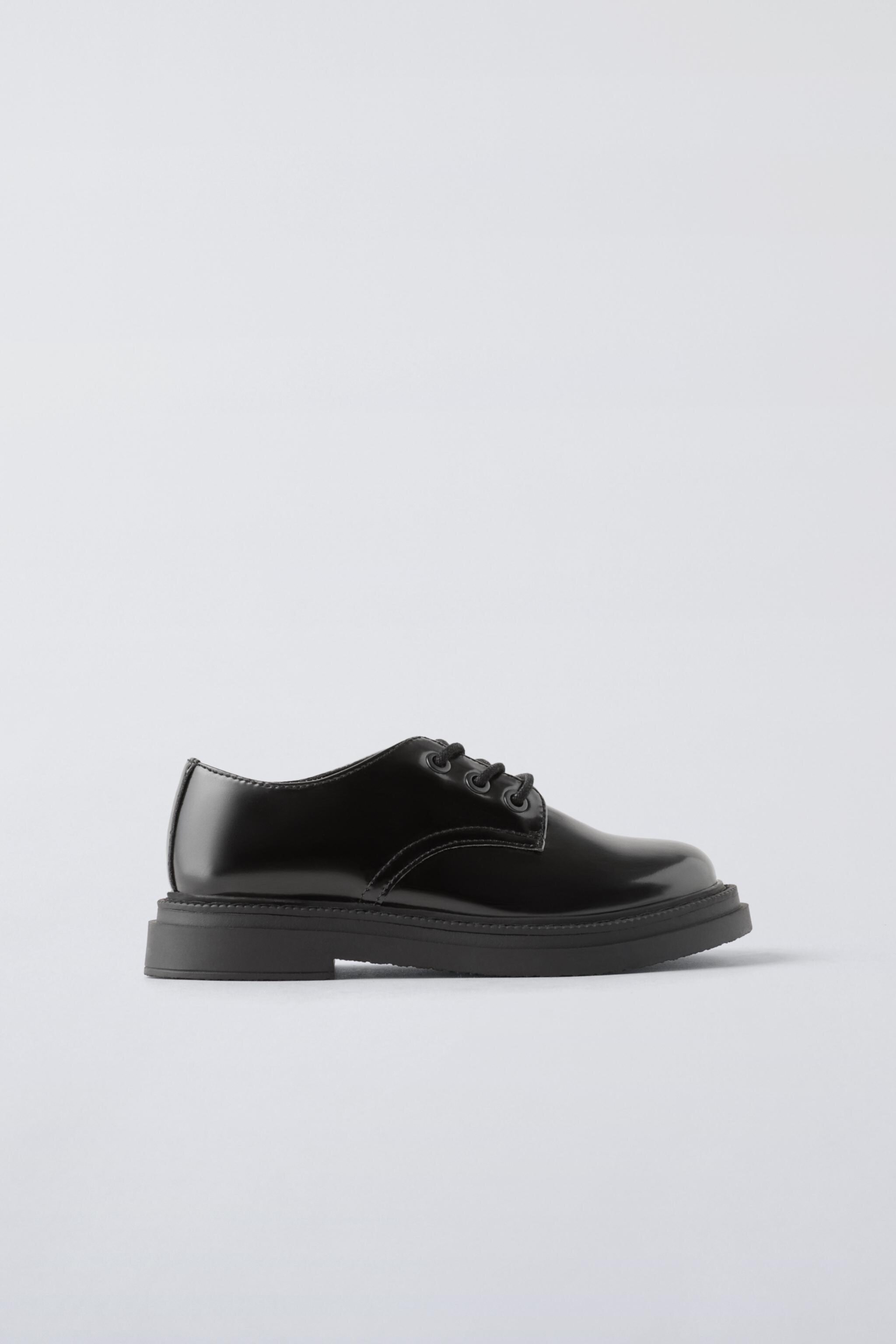 Ботинки дерби MINIMAL DRESS SHOE на шнуровке с эластичными стельками Zara