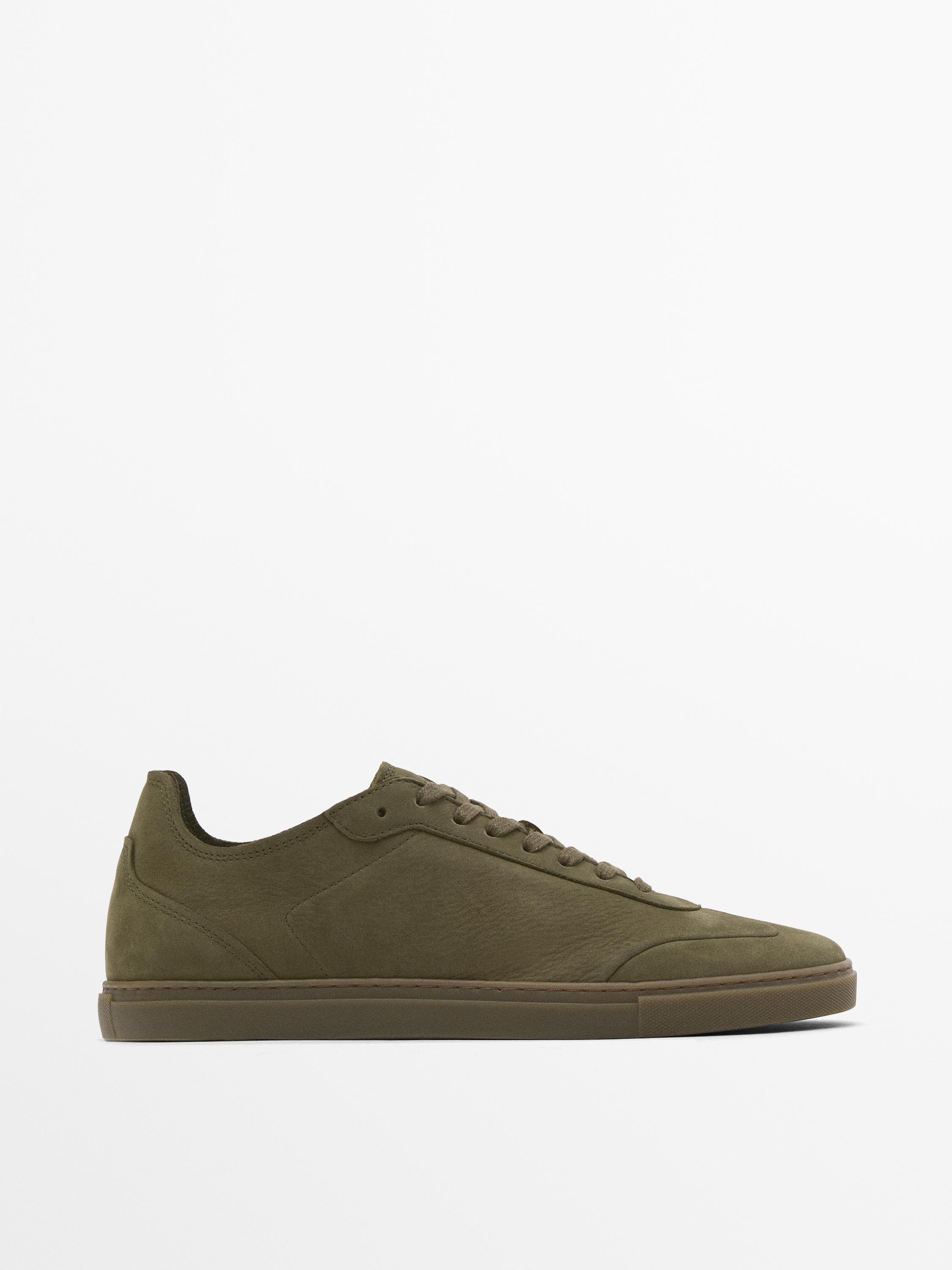 Nubuck trainers Massimo Dutti