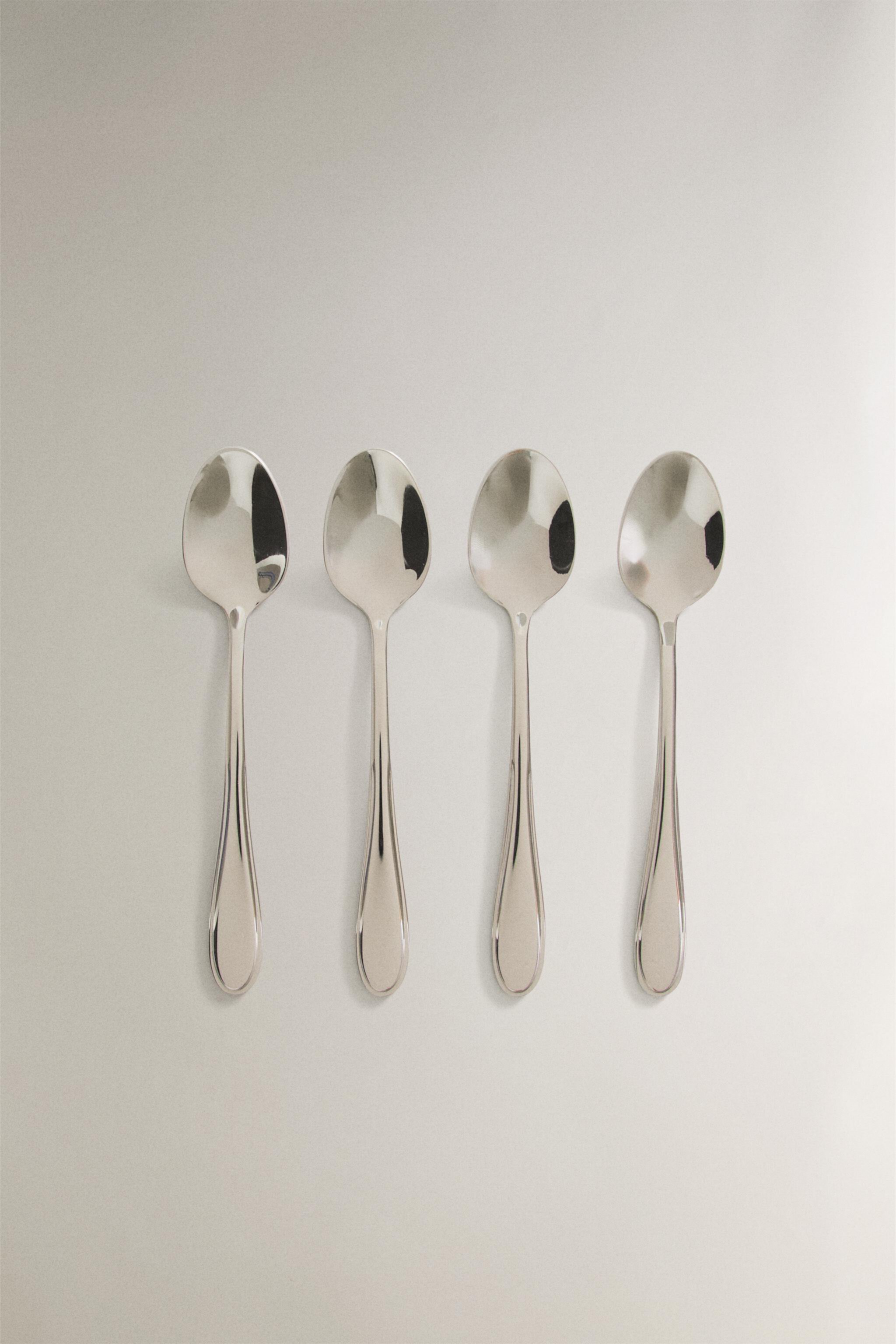 PACK OF CLASSIC DESSERT SPOONS (PACK OF 4) Zara Home