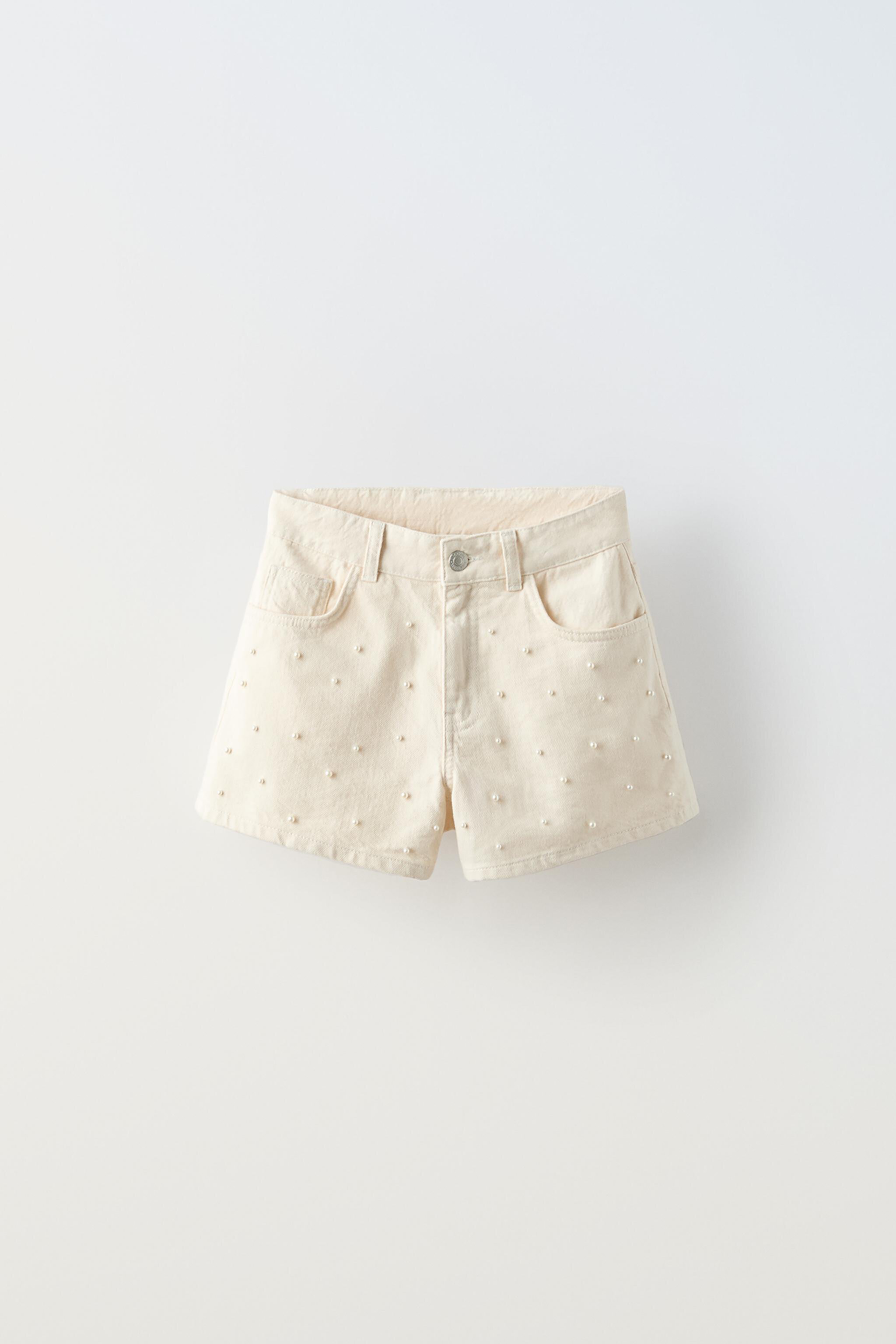 Женские Детские шорты ZARA PEARL SHORTS ZARA