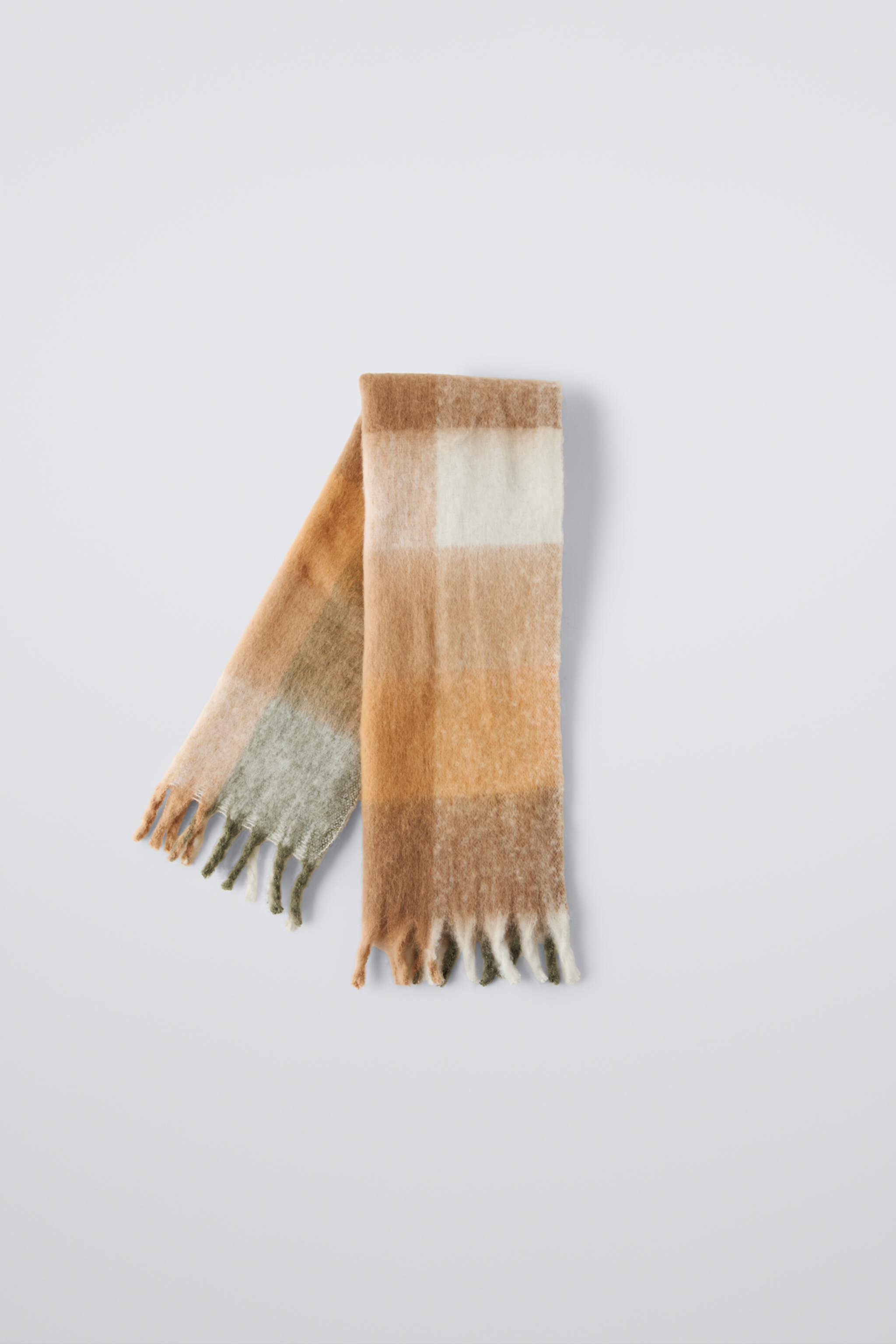 Длинный шарф ZARA KIDS PLAID MAXI SCARF ZARA