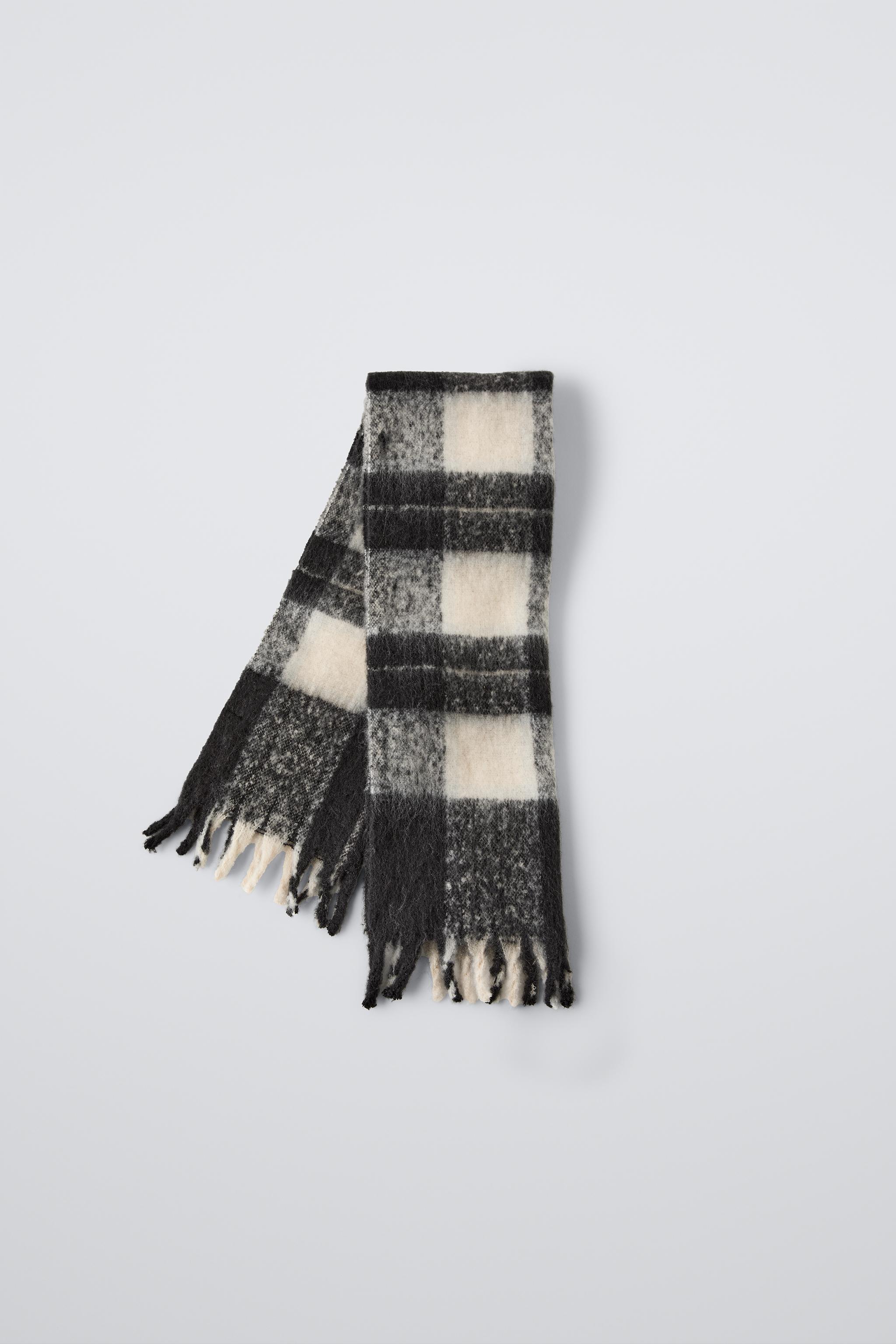 Длинный шарф ZARA KIDS PLAID MAXI SCARF ZARA