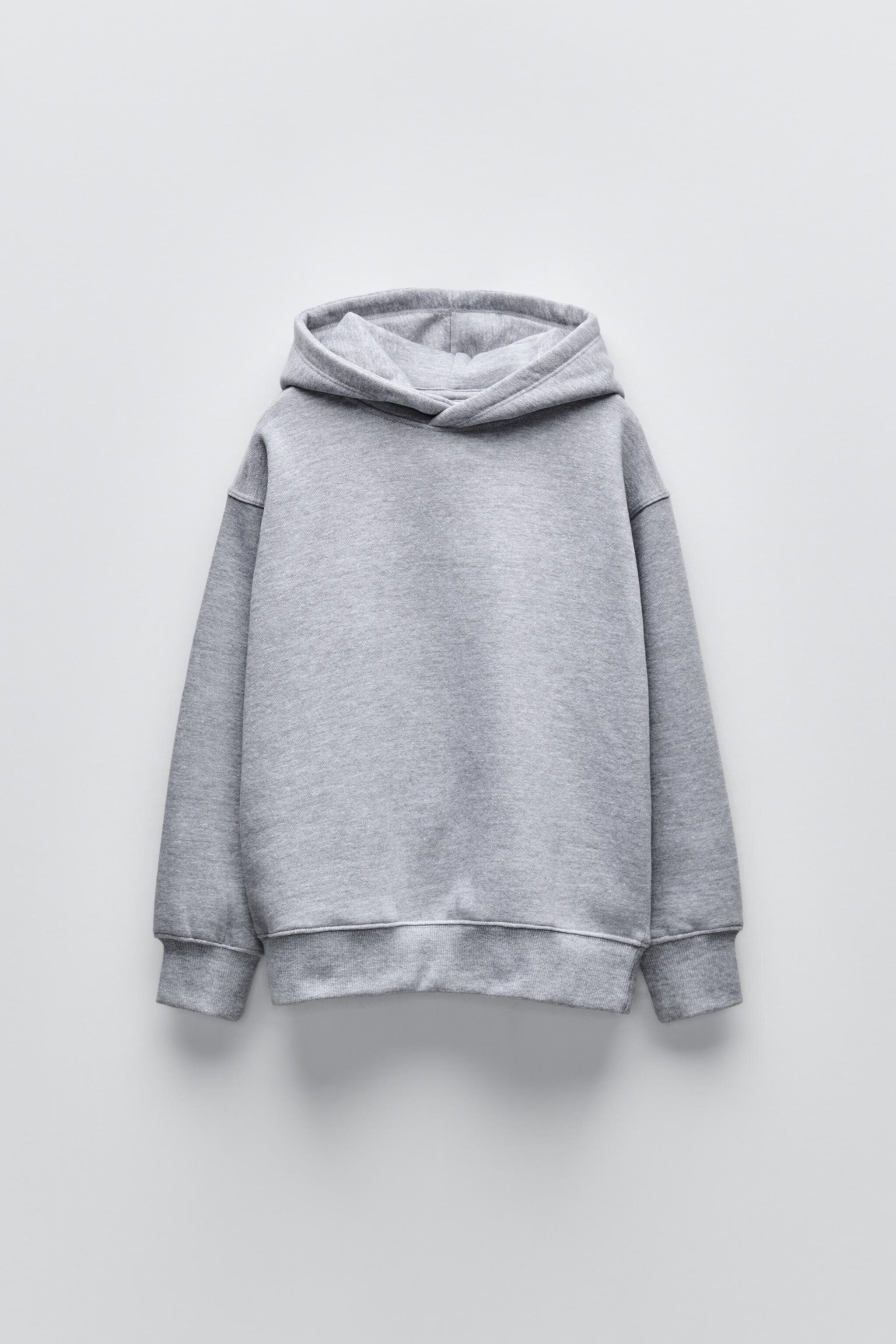 Детское Худи ZARA PLAIN HOODED SWEATSHIRT ZARA