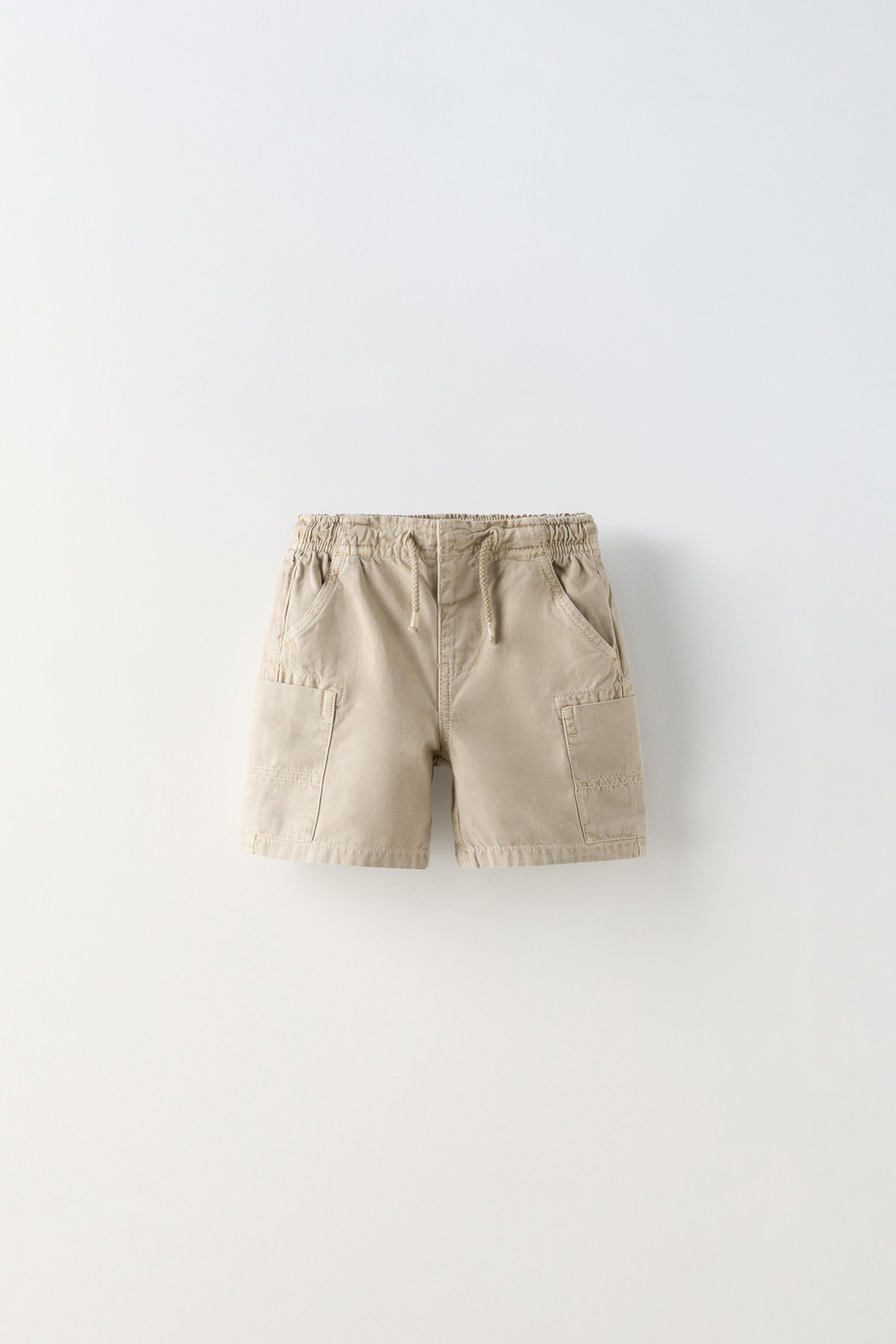 Женские Детские шорты Zara POCKET SHORTS ZARA