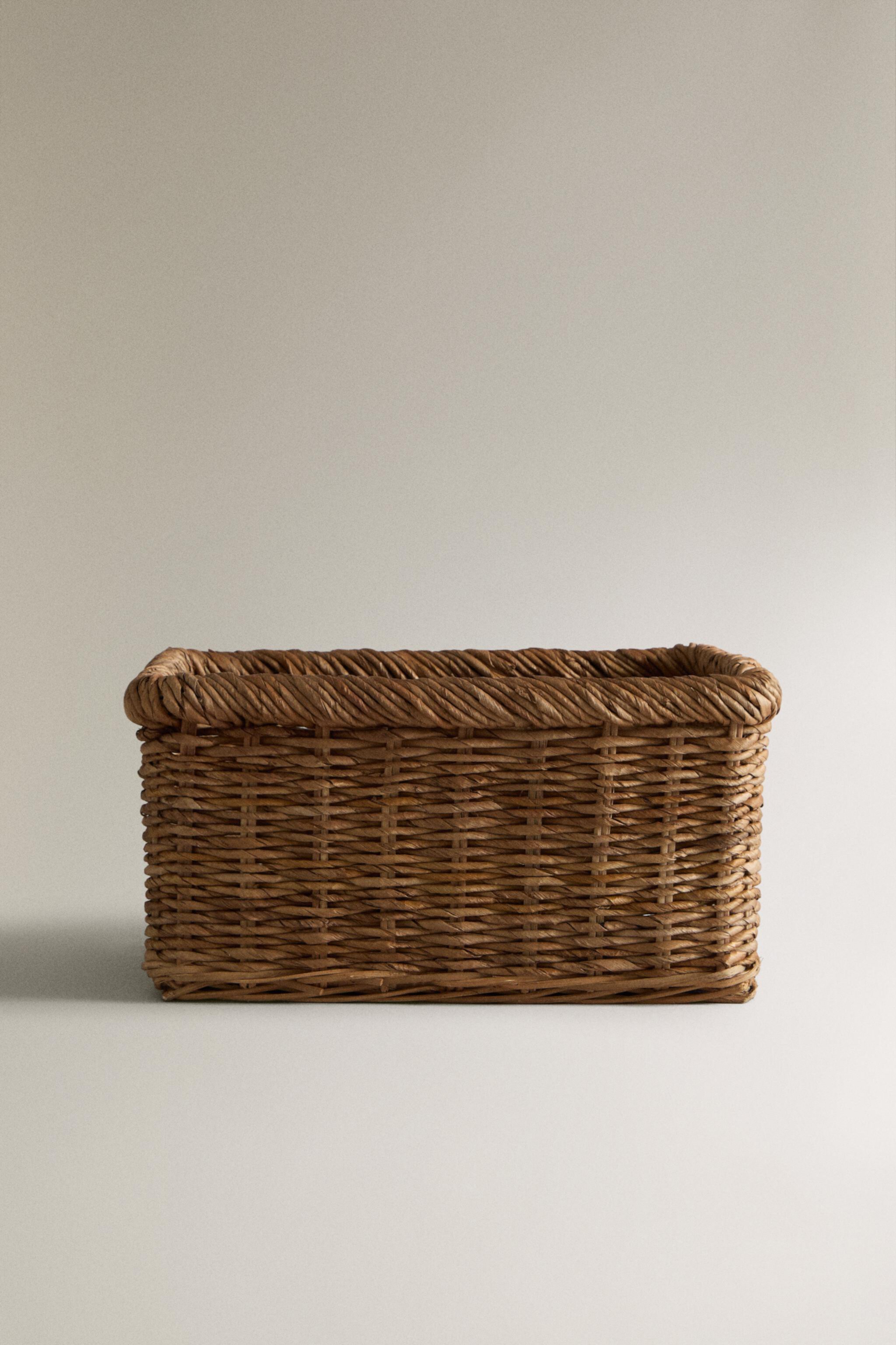 RECTANGULAR WOVEN BASKET Zarahome