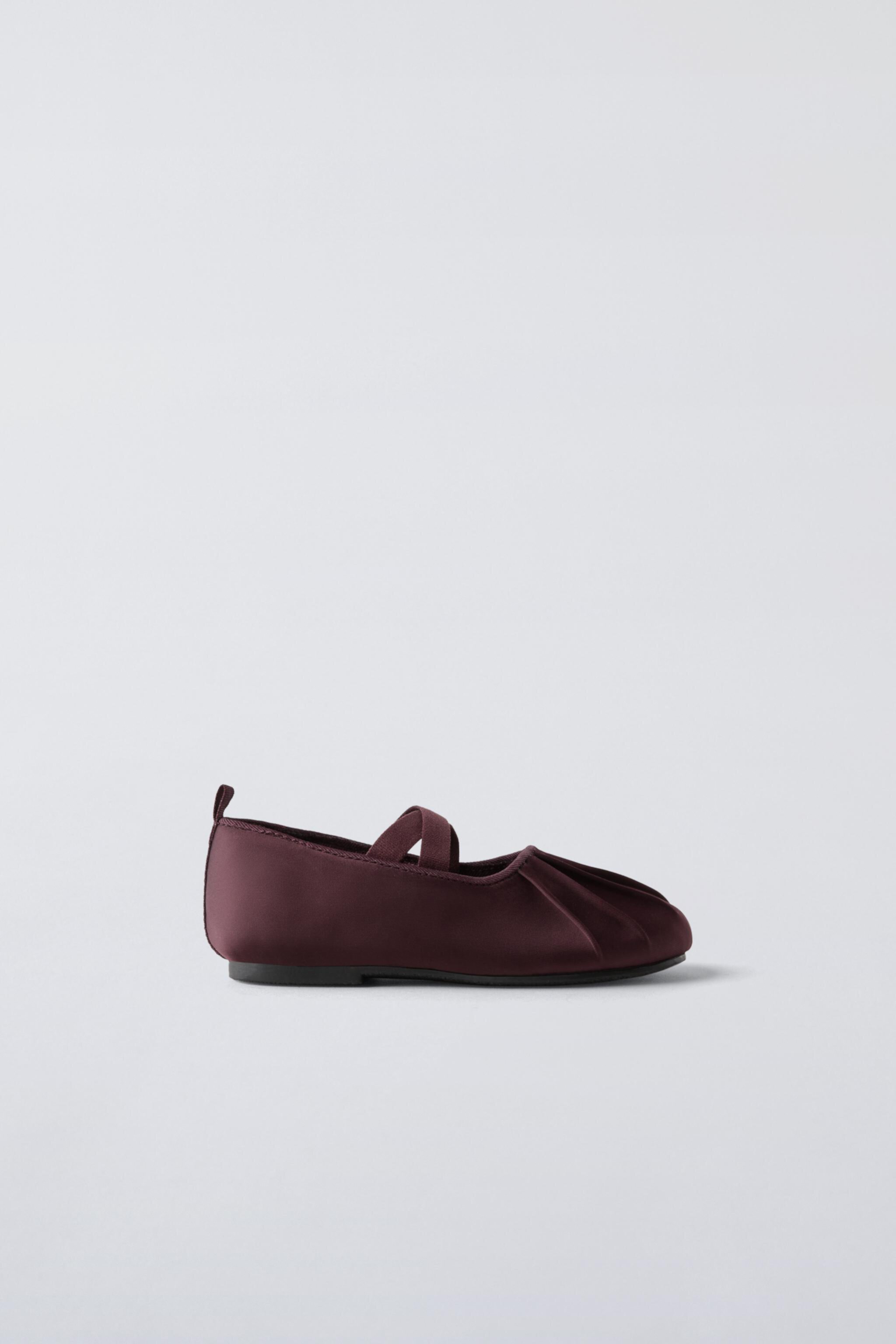 Балетки SATIN MARY JANES с эластичными ремешками и гибкими стельками ZARA