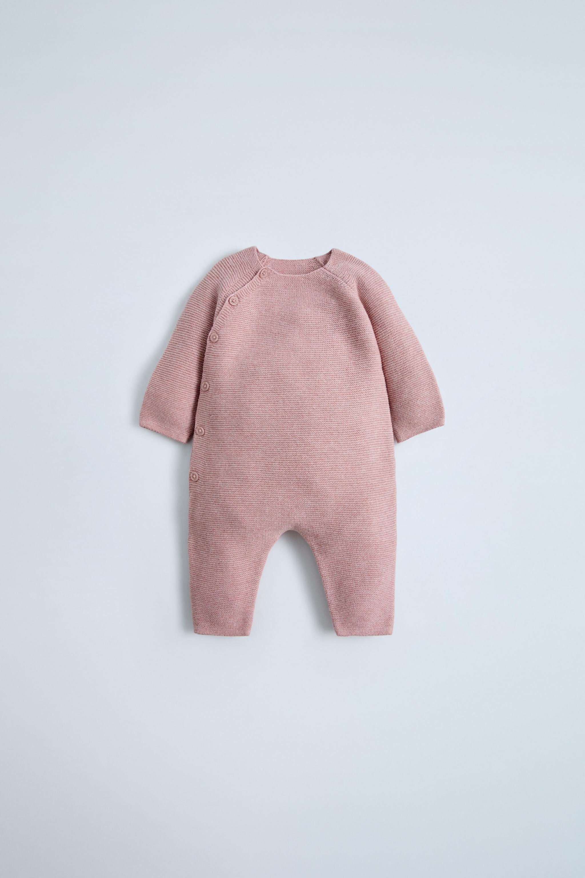 Детские Ромперы ZARA KIDS SEED STITCH KNIT KIMONO ZARA KIDS