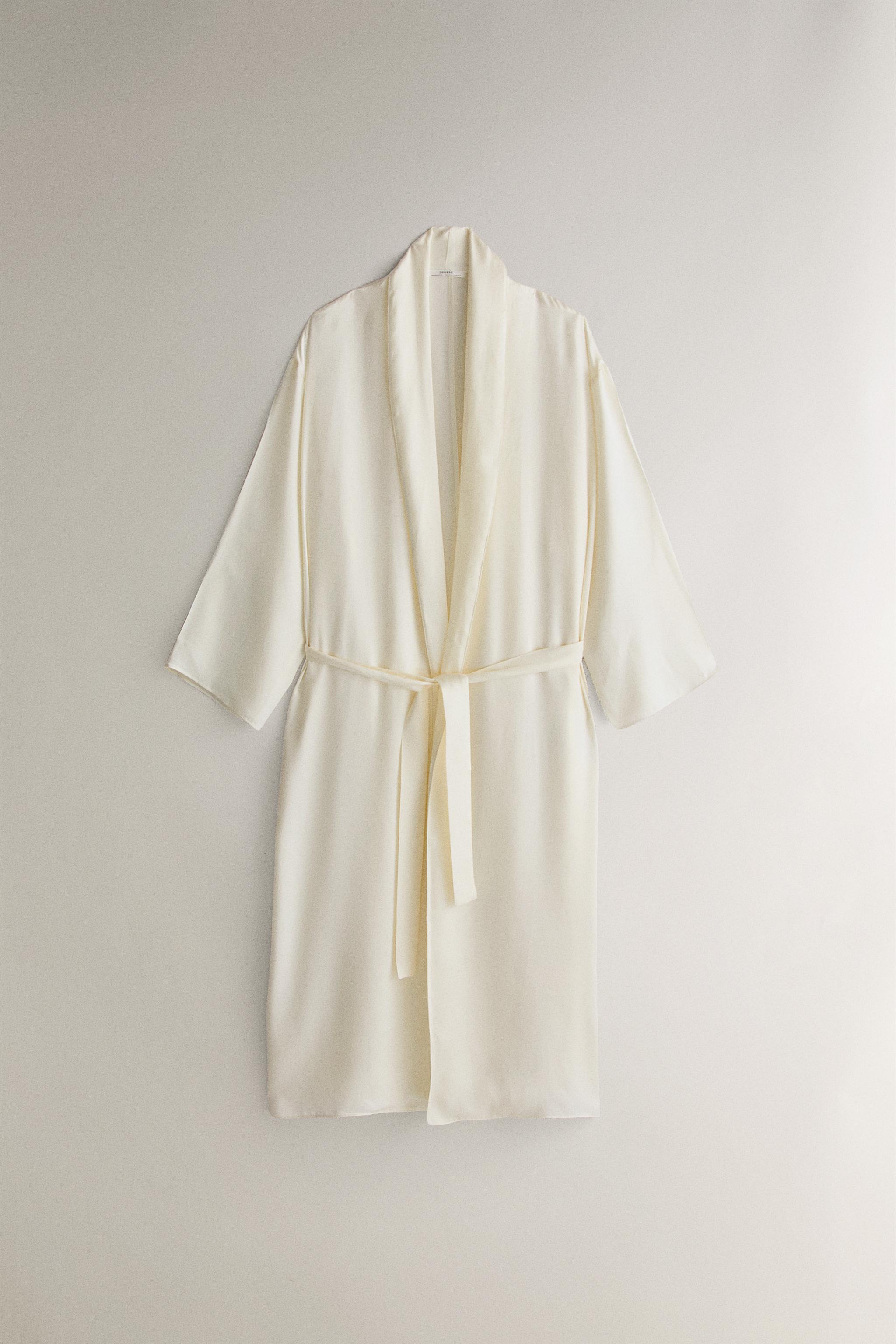 Женский Халат Zarahome SILK ROBE Zara Home