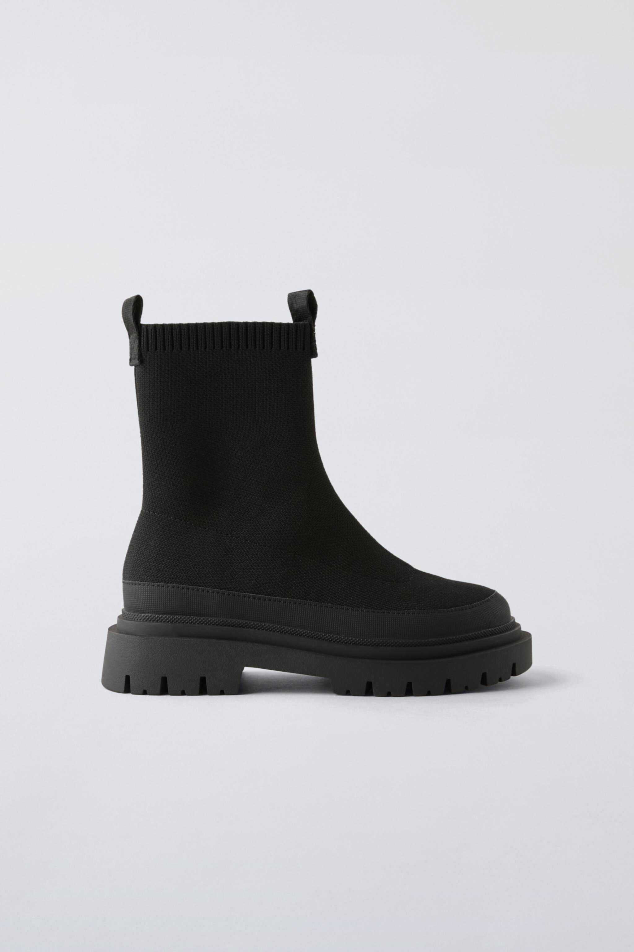 SOCK STYLE ANKLE BOOTS ZARA - ZARA KIDS