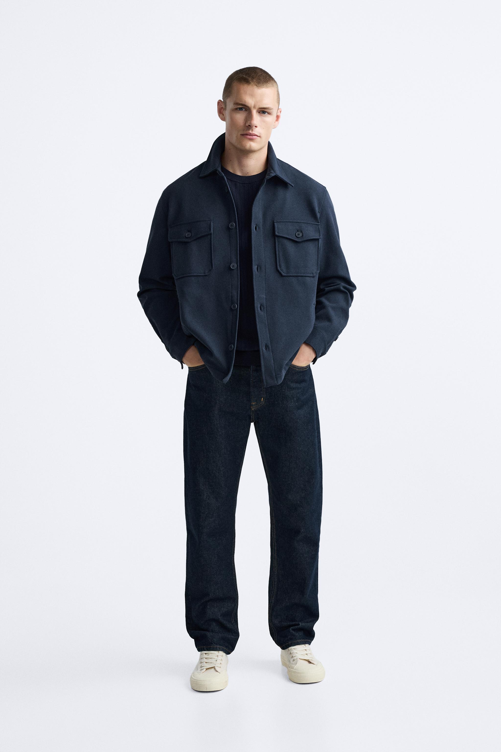 Мужская Ветровка Zara SOFT OVERSHIRT ZARA