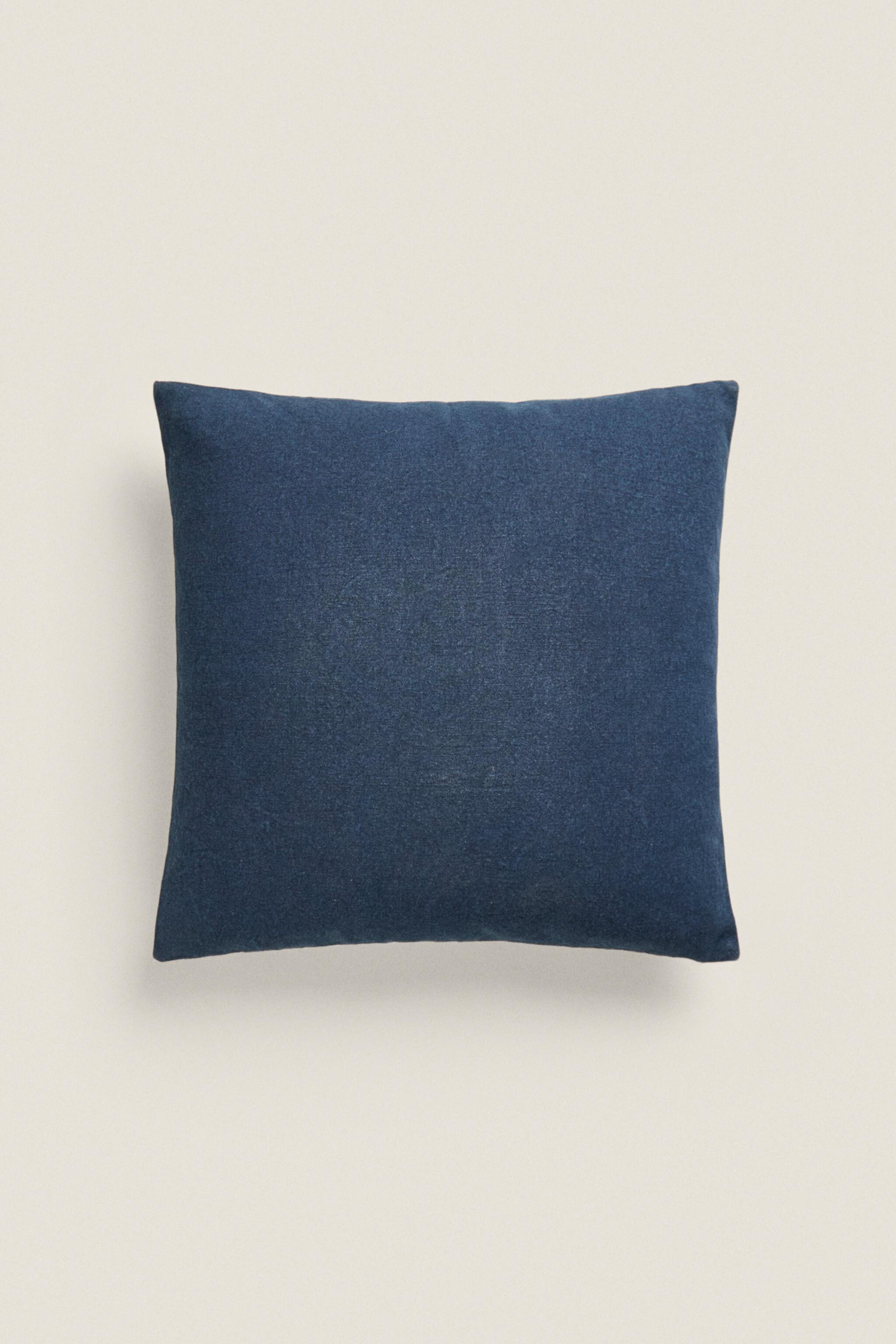 SOLID COTTON THROW PILLOW COVER Zara Home