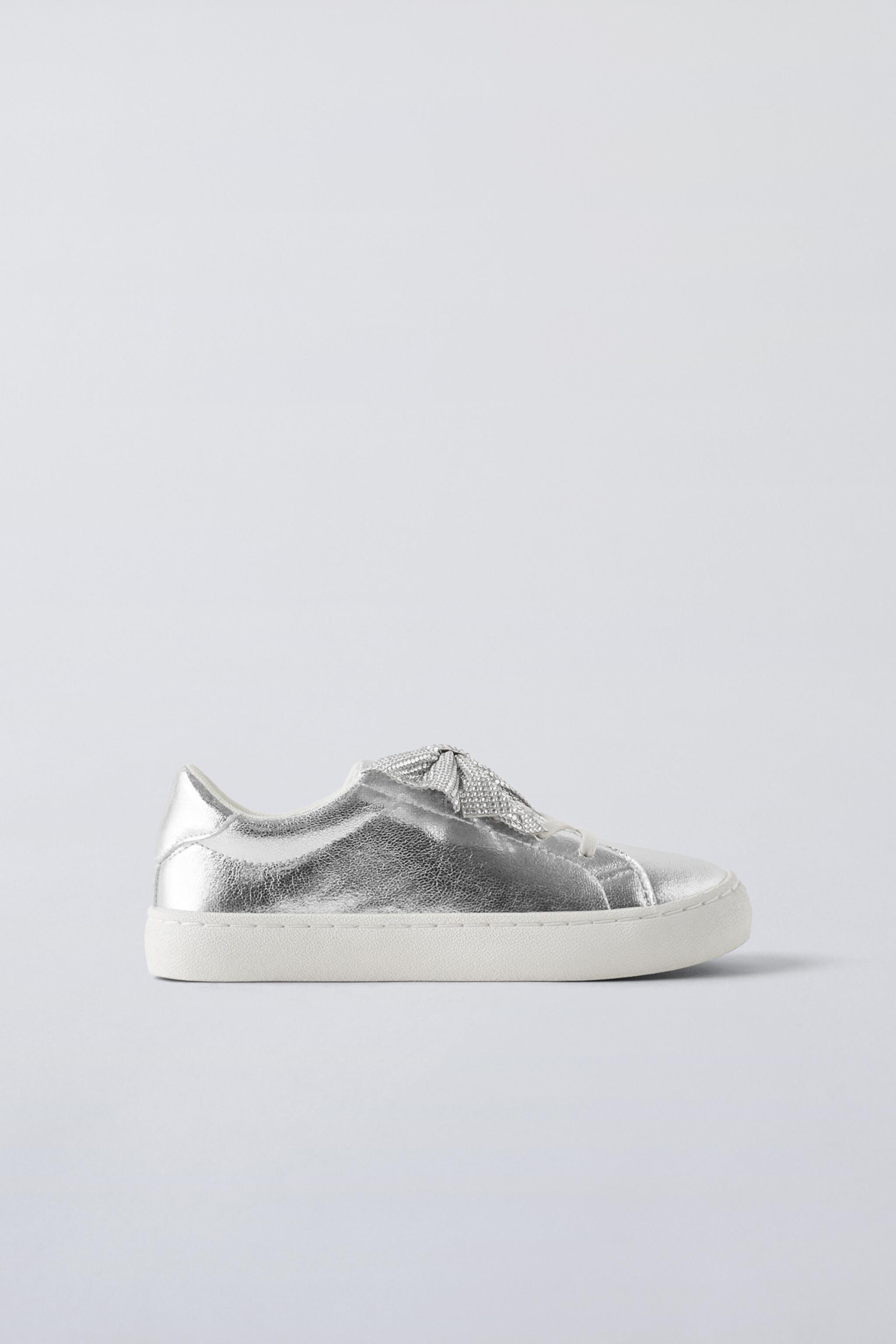 SPARKLY BOW SNEAKERS Zara