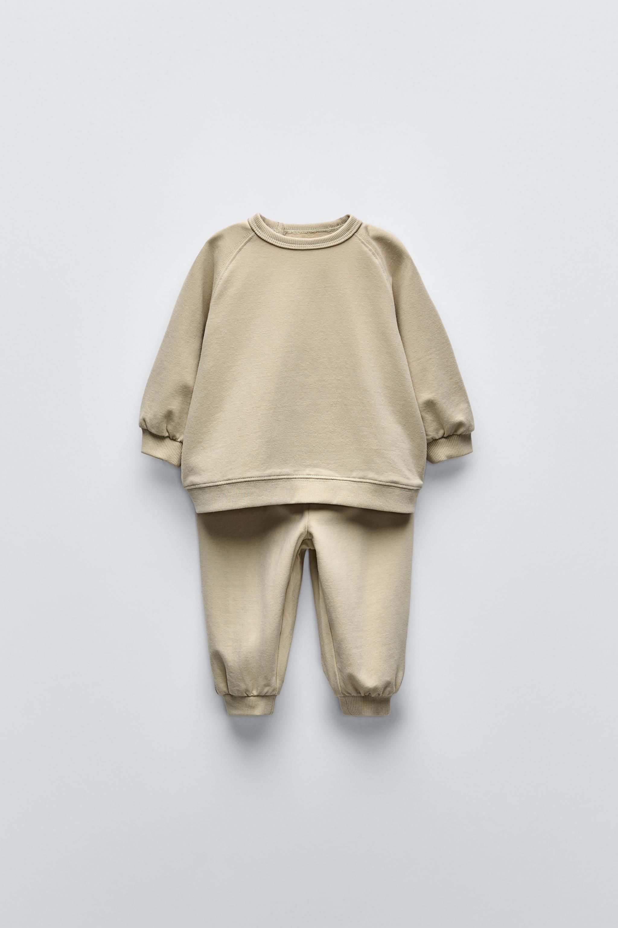 SWEATSHIRT AND JOGGER PANTS MATCHING SET ZARA KIDS