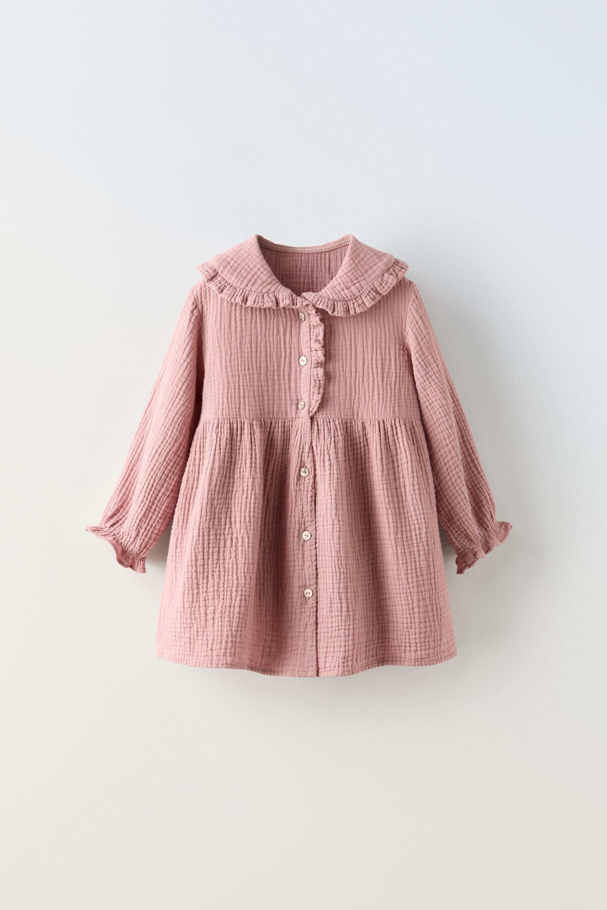 TEXTURED COLLAR DRESS ZARA KIDS