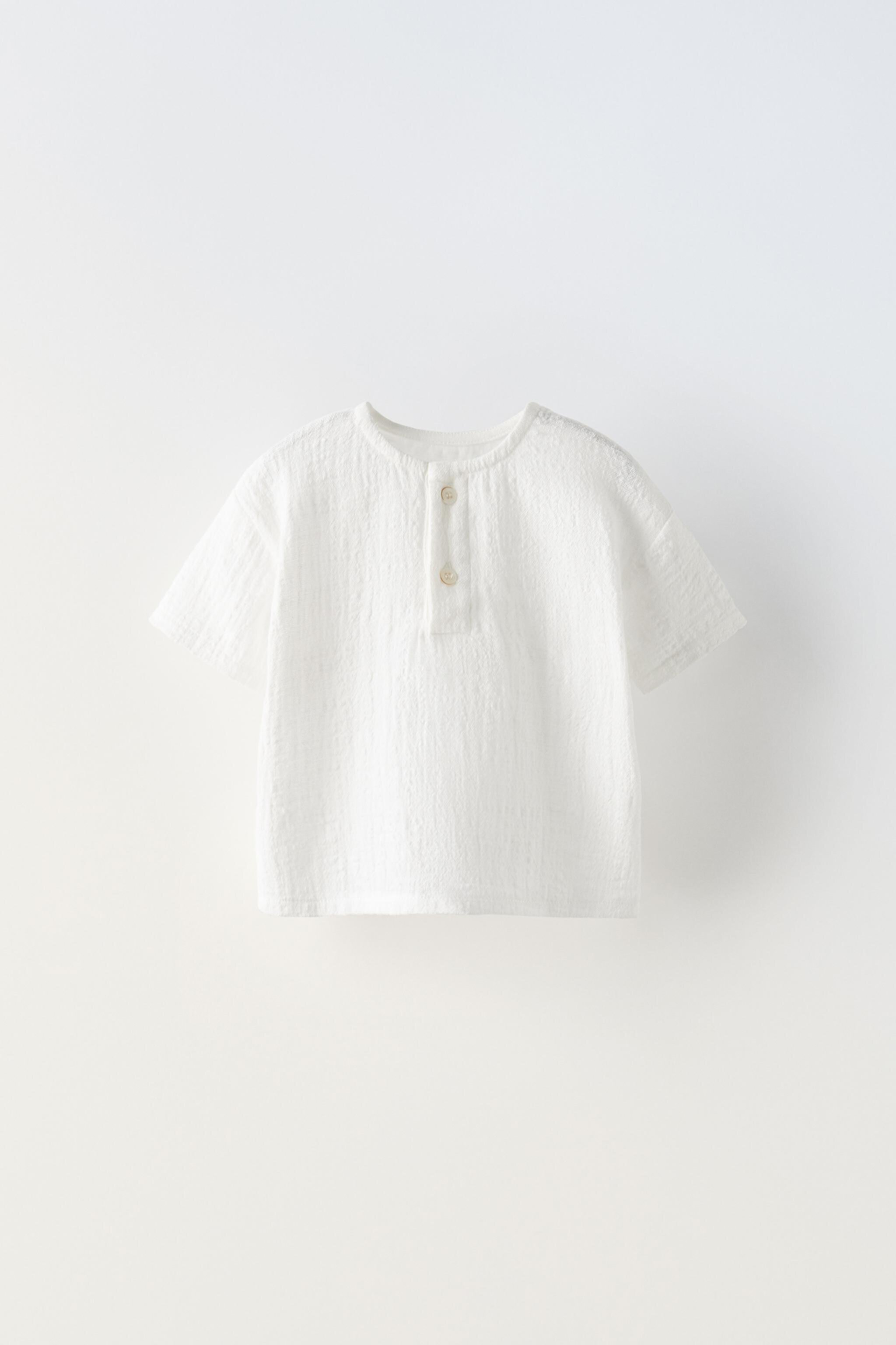 Детская Поло Рубашка ZARA KIDS TEXTURED POLO SHIRT ZARA