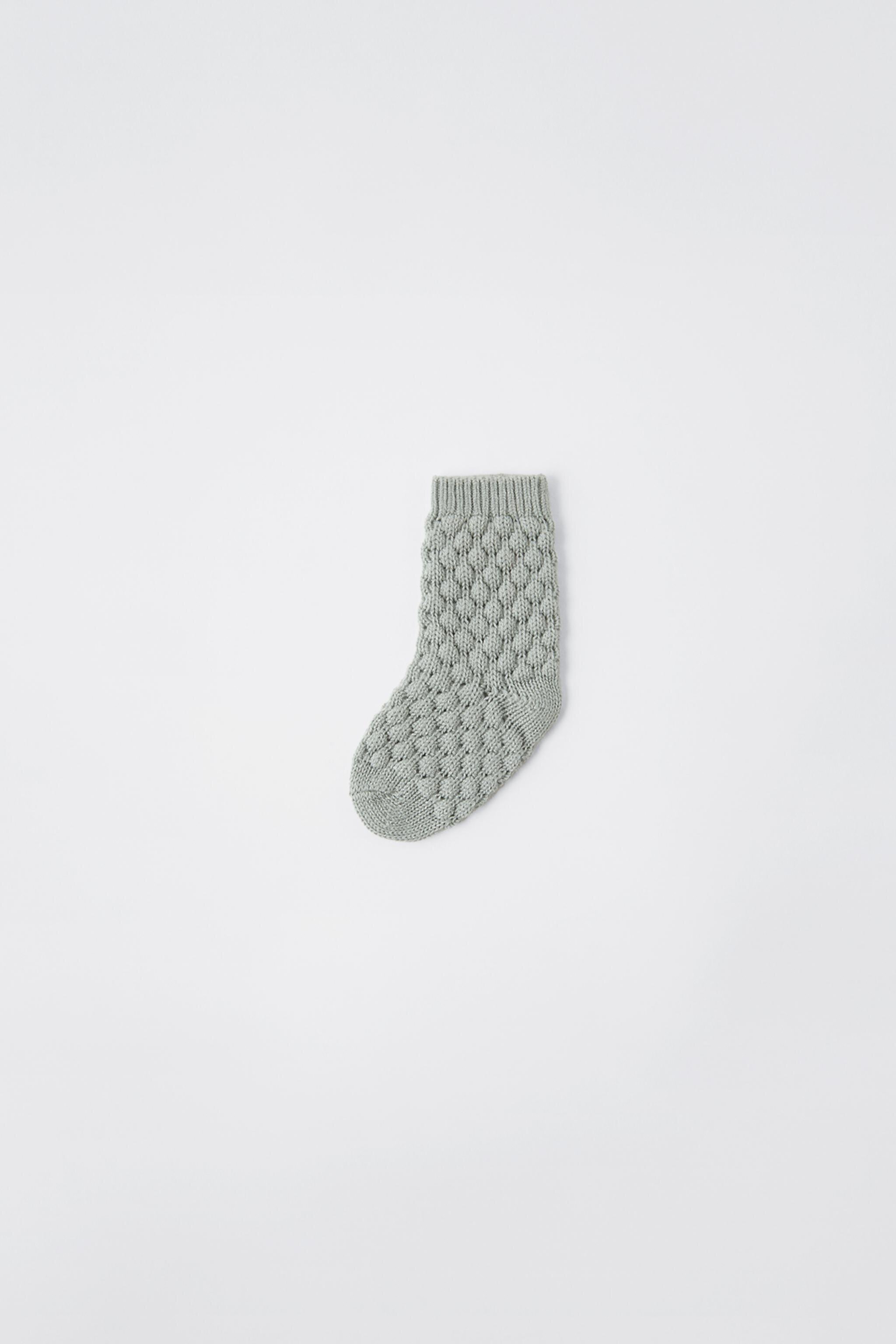  Носки ZARA TEXTURED WOOL BLEND SOCKS ZARA