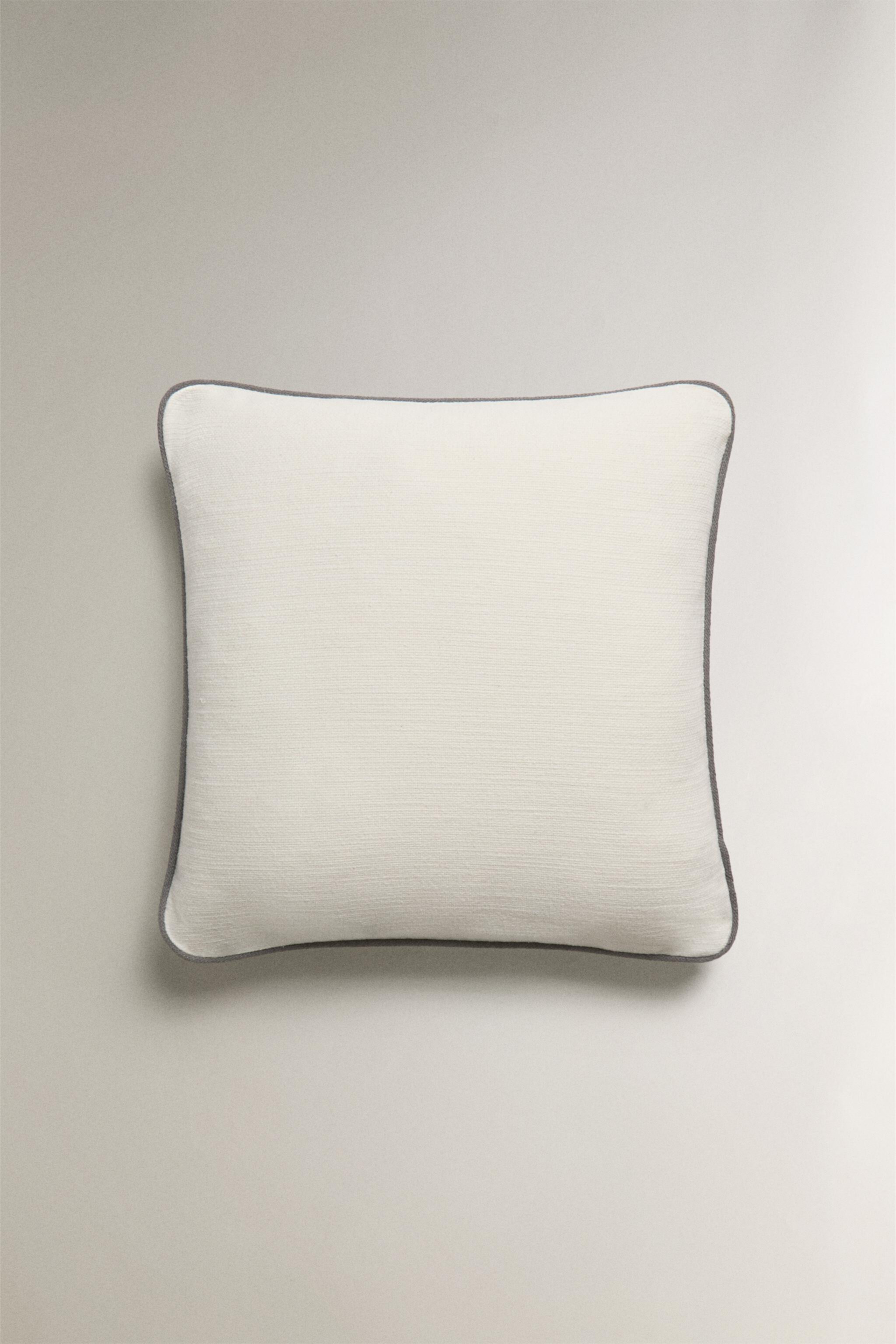 THROW PILLOW COVER WITH PIPING Zara Home