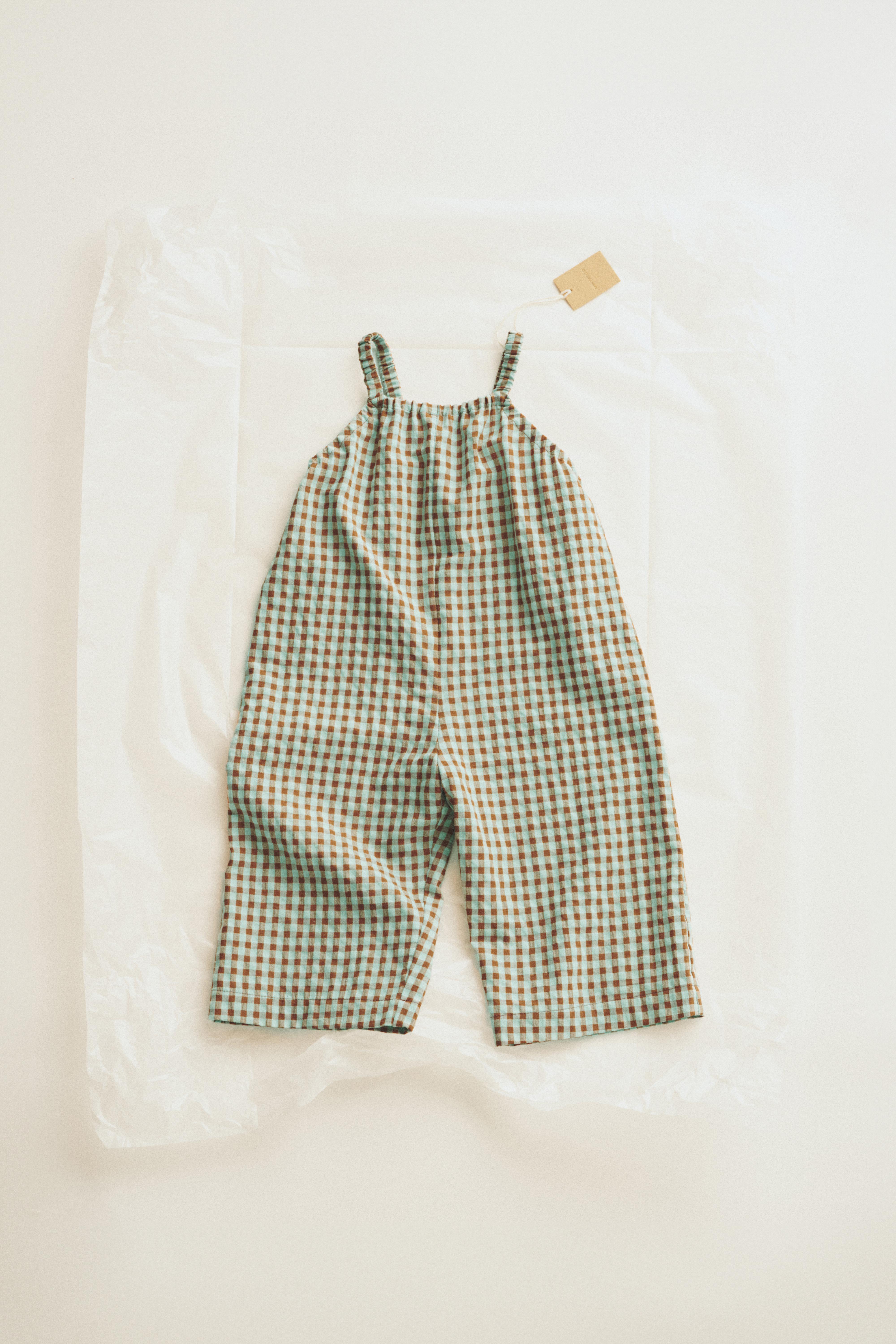 TIMELESZ - LONG CHECKERED OVERALLS ZARA KIDS