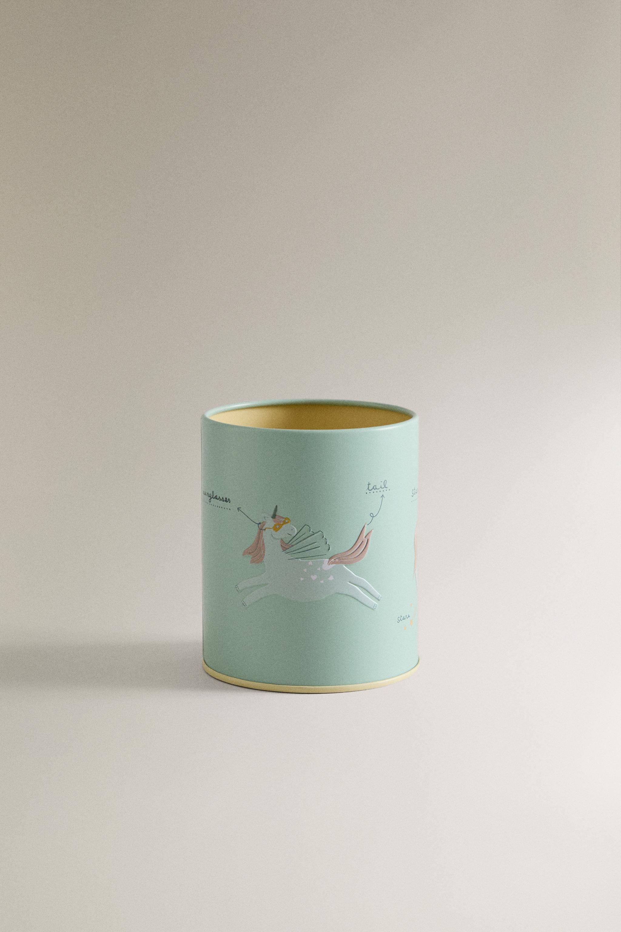 Unicorn children's pencil holder Zara Home