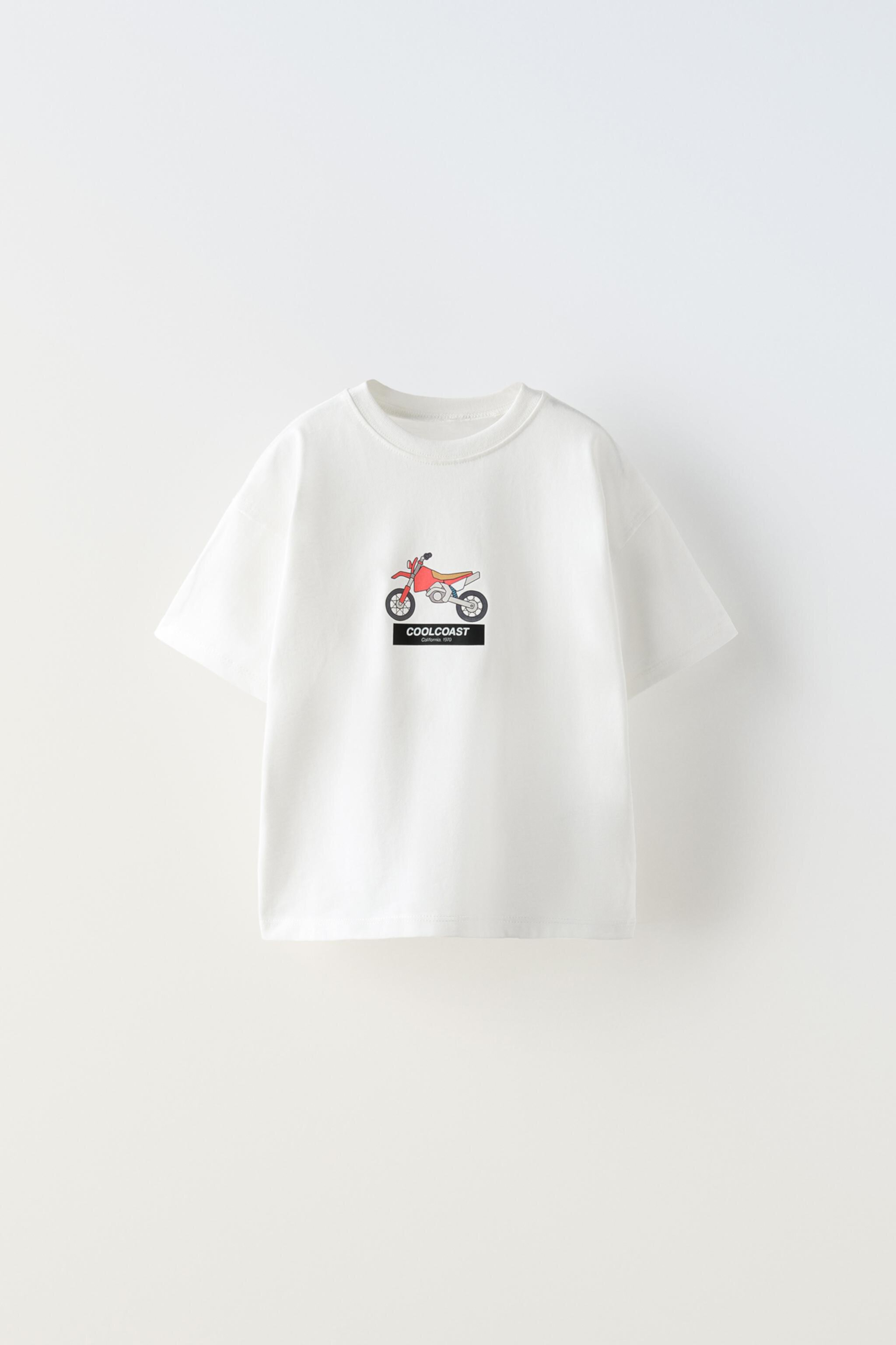 VEHICLE PRINT T-SHIRT ZARA - ZARA KIDS