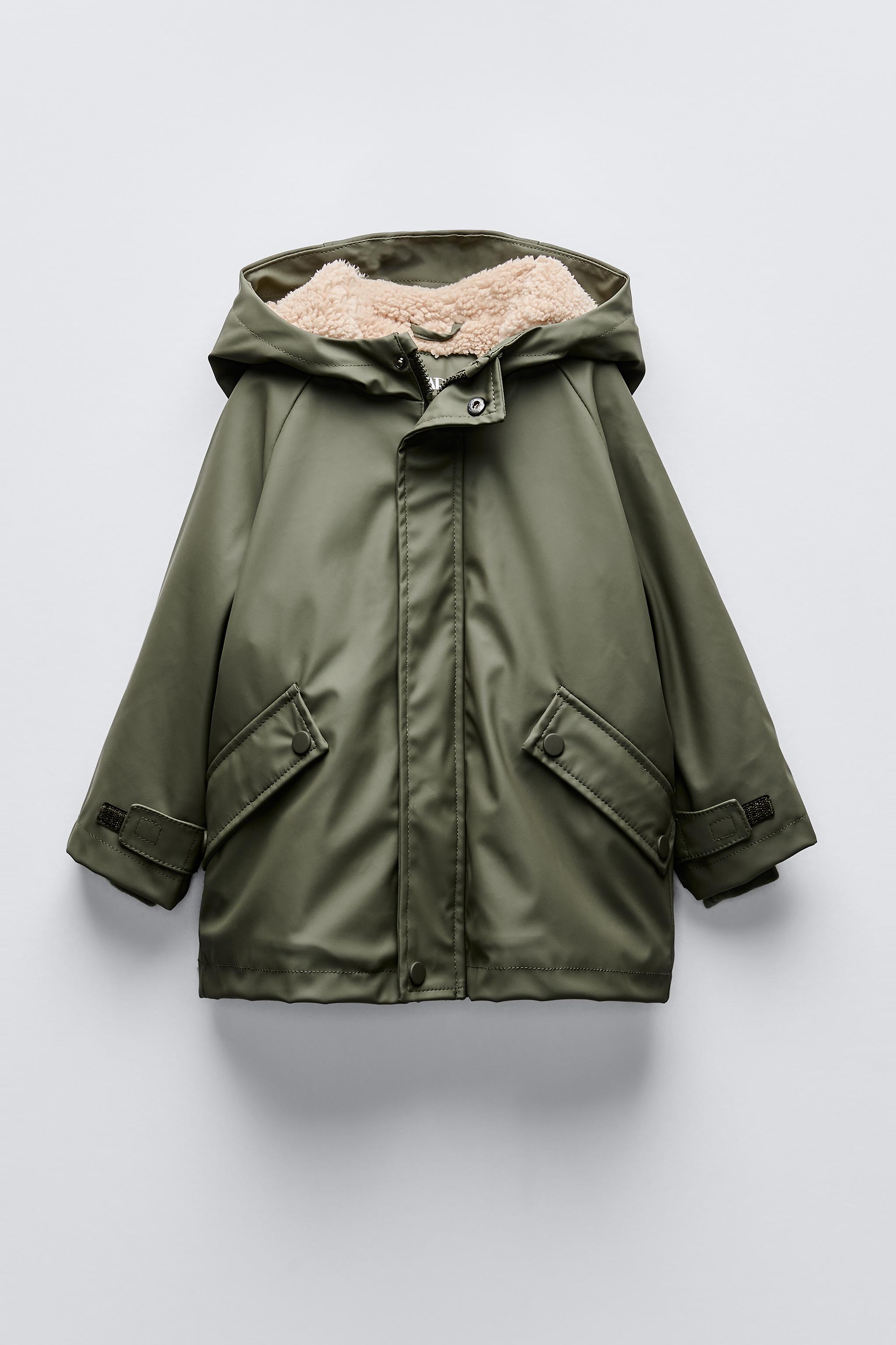 Детская Ветровка Zara Kids WATER REPELLENT LINED RAINCOAT ZARA