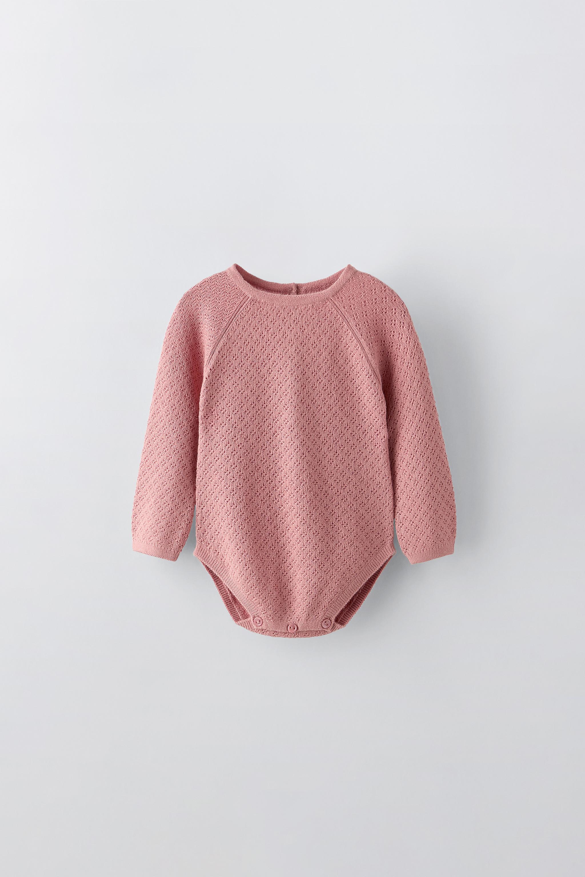 WOOL BLEND KNIT BODYSUIT ZARA KIDS