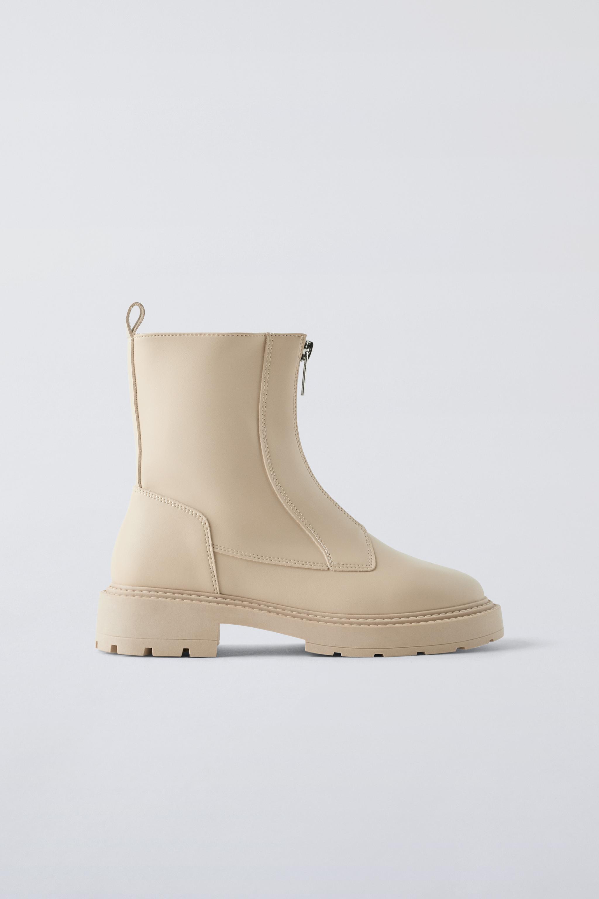 ZIPPERED ANKLE BOOTS ZARA - ZARA KIDS