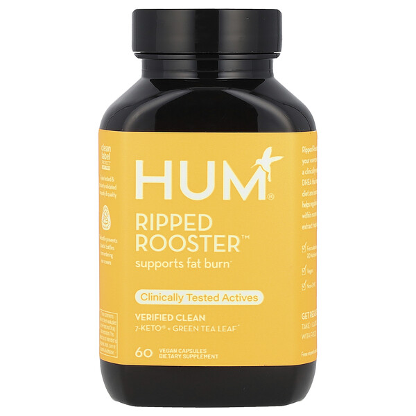 Ripped Rooster™, 60 Vegan Capsules (Веганские капсулы) HUM Nutrition