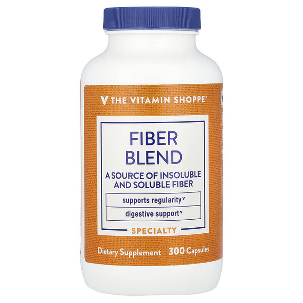 Fiber Blend , 300 Capsules (Капсулы) The Vitamin Shoppe