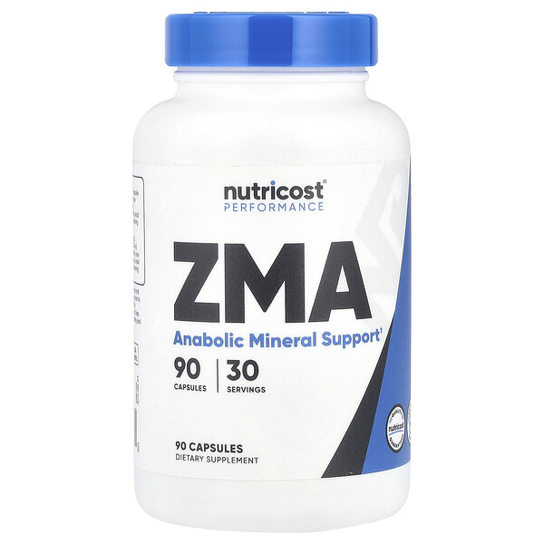 Performance, ZMA, 90 Capsules (Капсулы) Nutricost