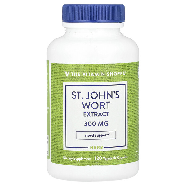 St. John's Wort Extract , 300 mg , 120 Vegetable Capsule The Vitamin Shoppe