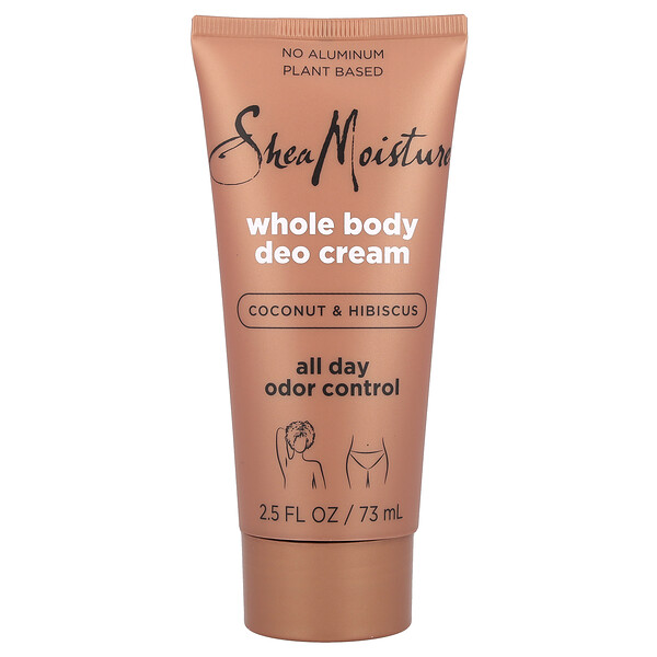 Whole Body Deo Cream, Coconut & Hibiscus, 2.5 fl oz (73 ml) SheaMoisture