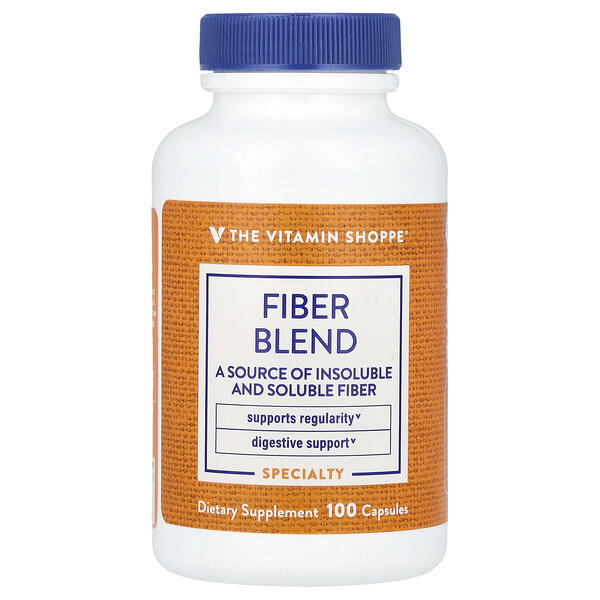 Fiber Blend, 100 Capsules (Капсулы) The Vitamin Shoppe