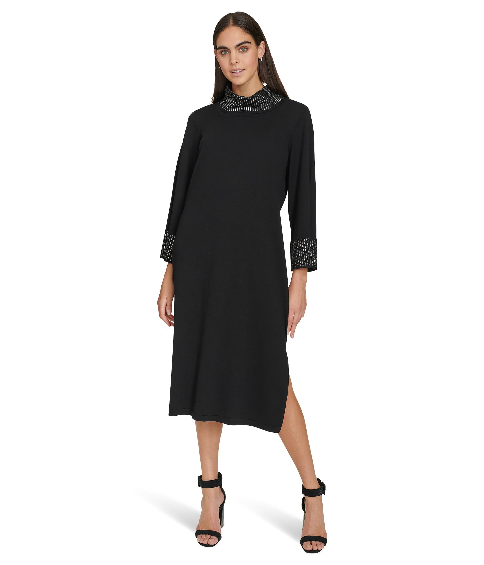 Sweater Midi Dress With Hotfix Calvin Klein