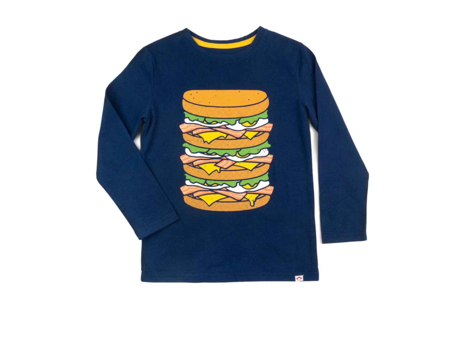 Детская Футболка Appaman Graphic Long Sleeve - Bacon, Eggs & Cheese Appaman