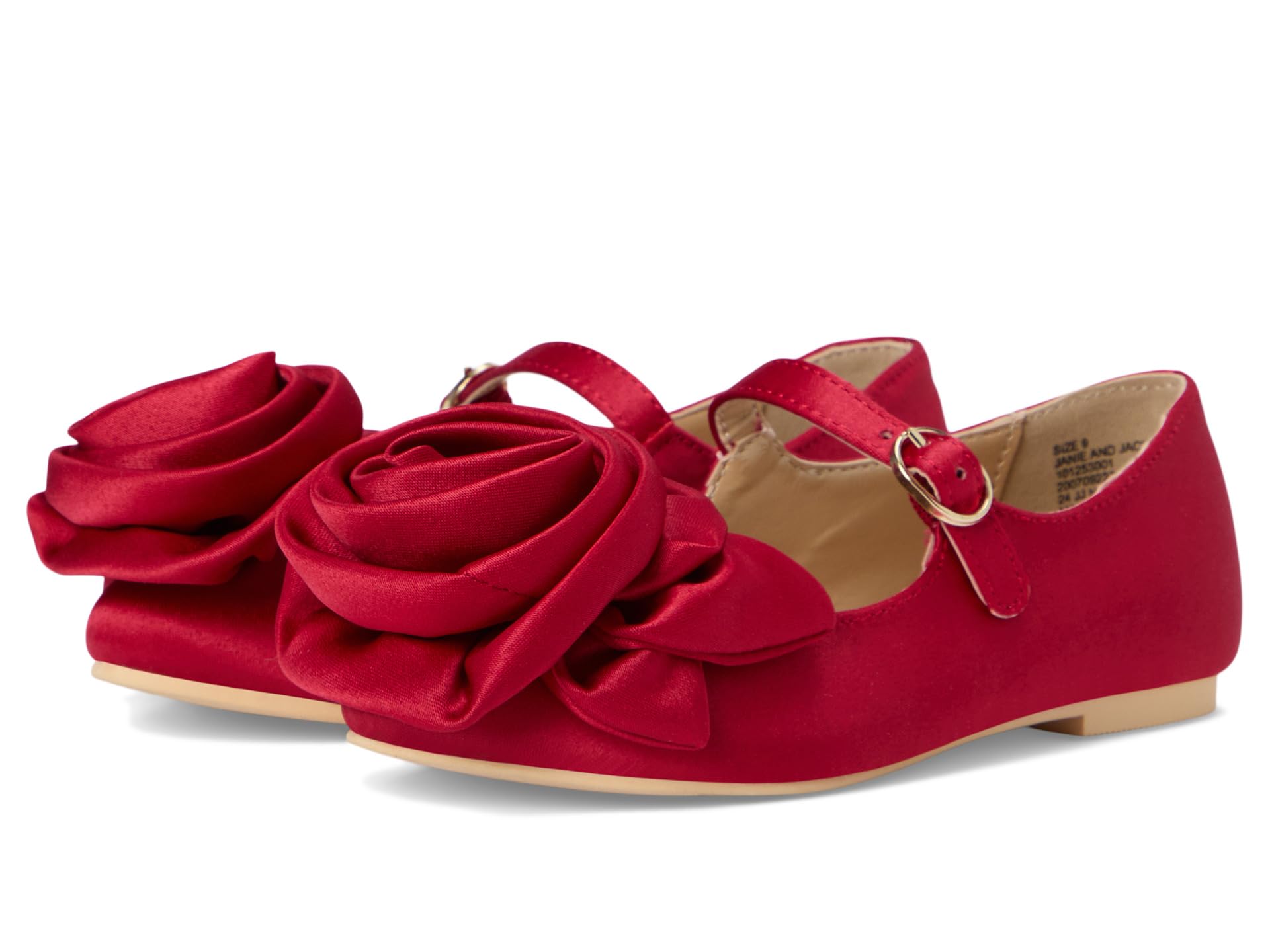 Детские сандалии Janie and Jack Satin Rose Flat Janie and Jack